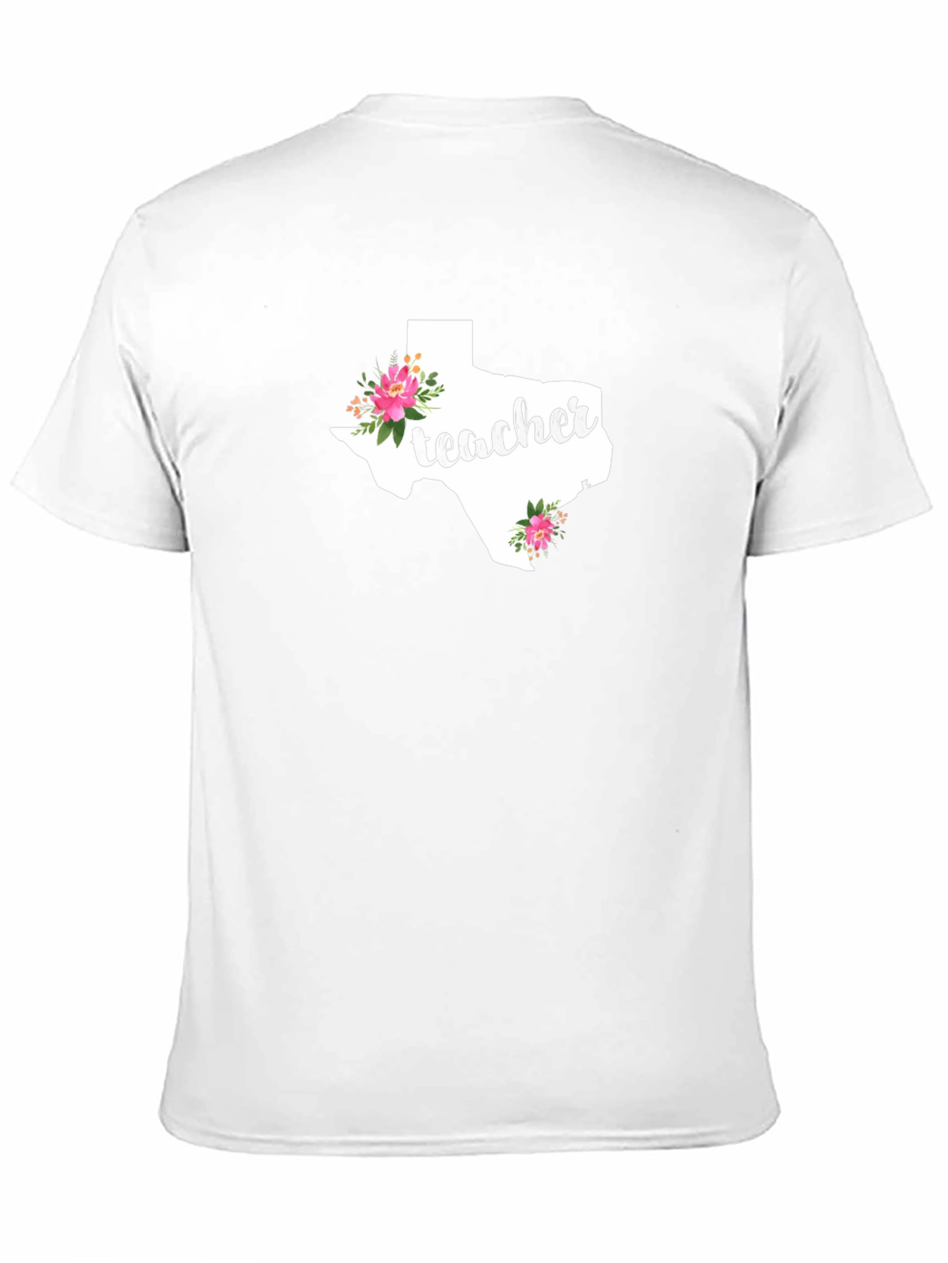 Texas Teacher Floral T-Shirt