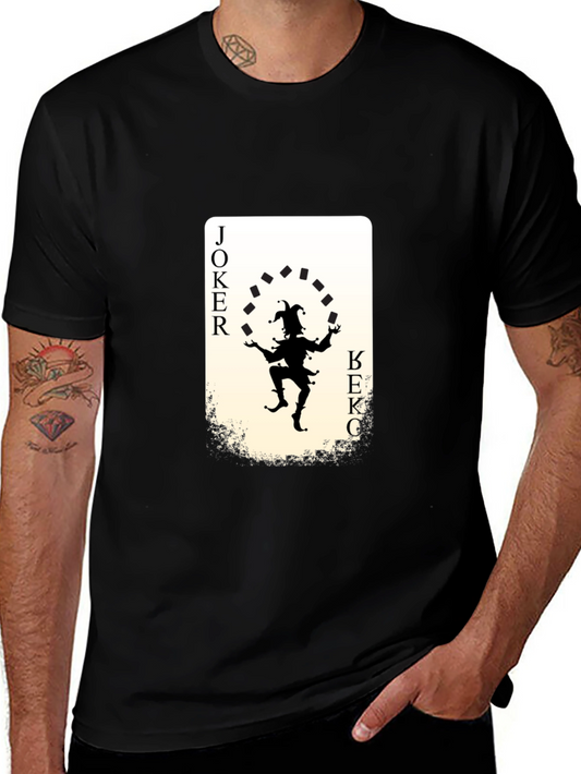 Joker Card Graphic Tee - Unique Design