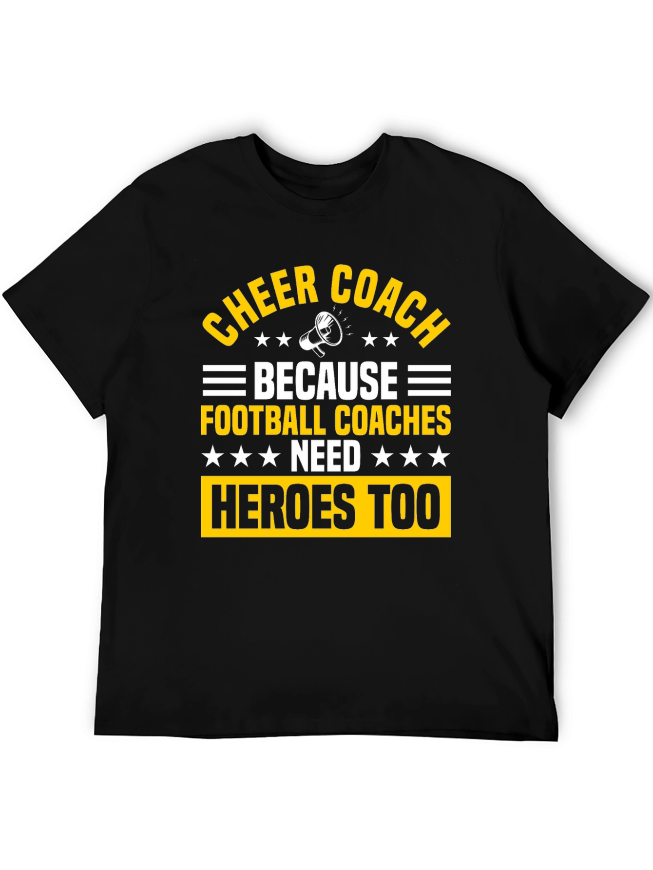 Cheer Coach Heroes Graphic T-Shirt