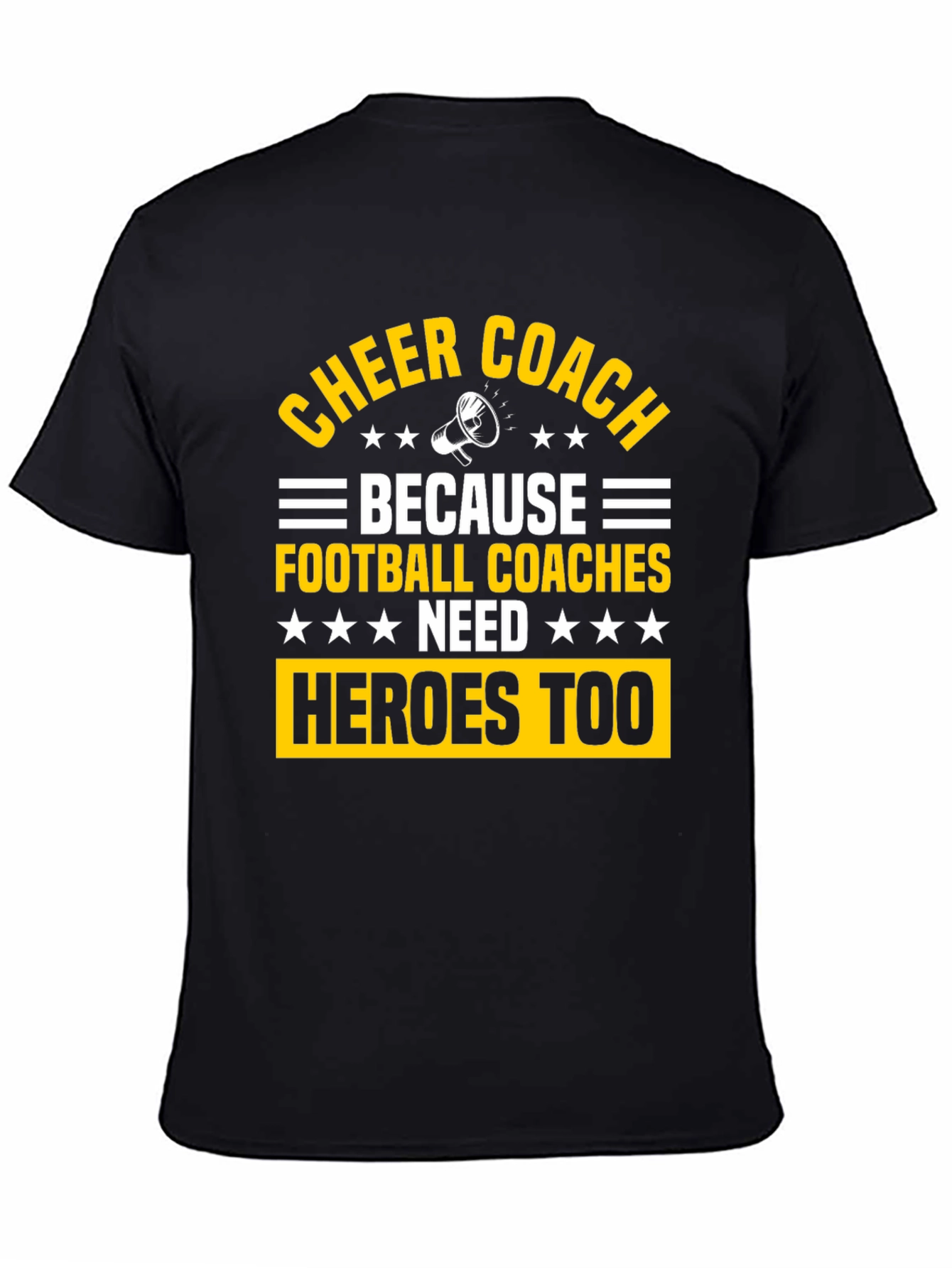 Cheer Coach Heroes Graphic T-Shirt