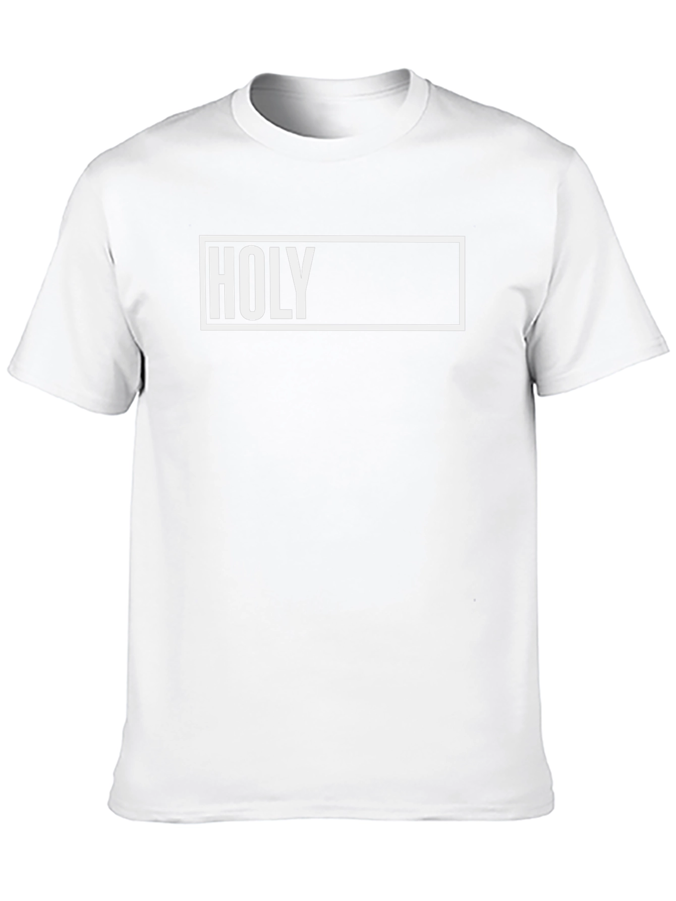Holy Graphic T-Shirt - Black Crew Neck Tee