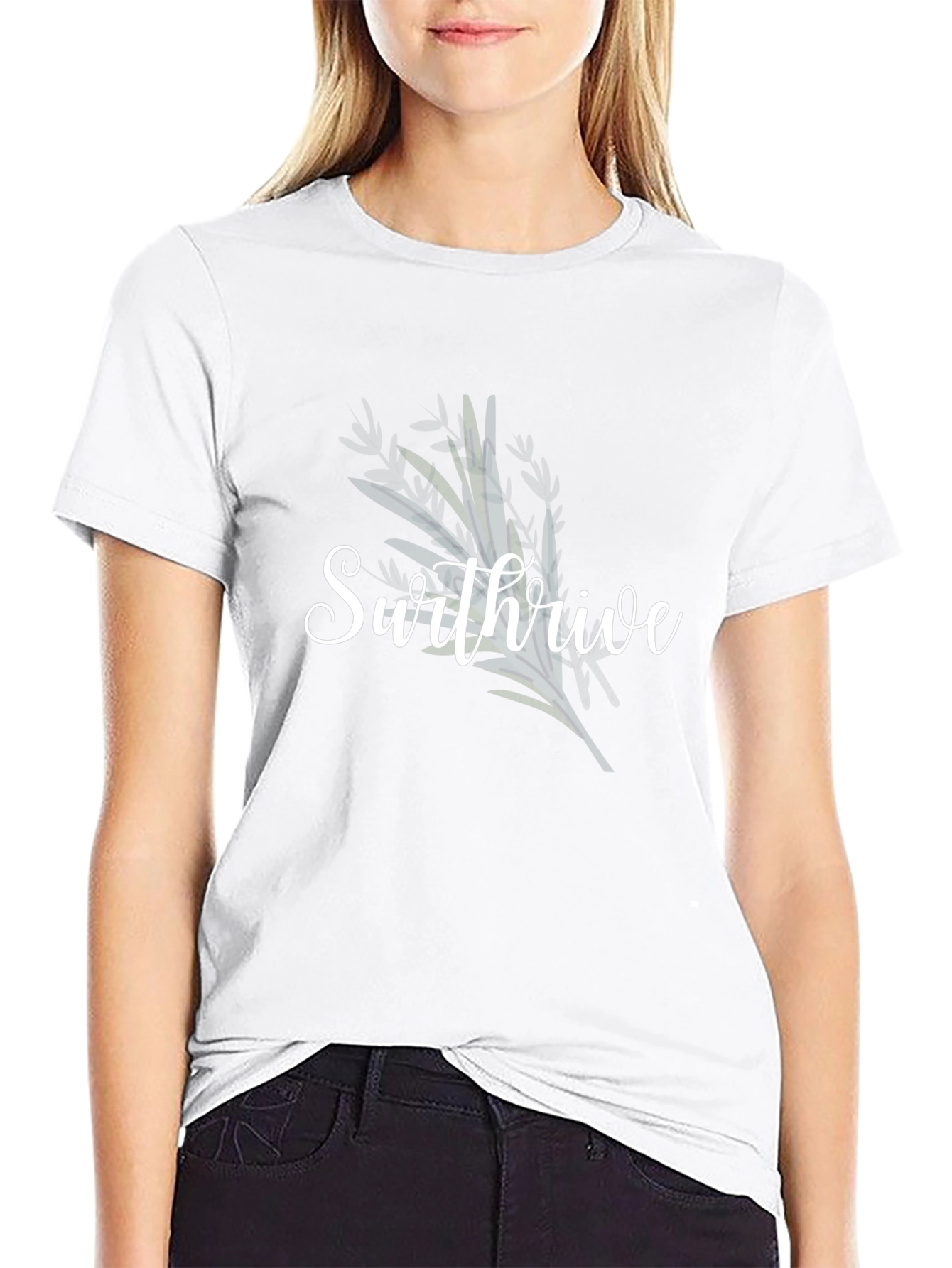 Swthrive Black Graphic Tee