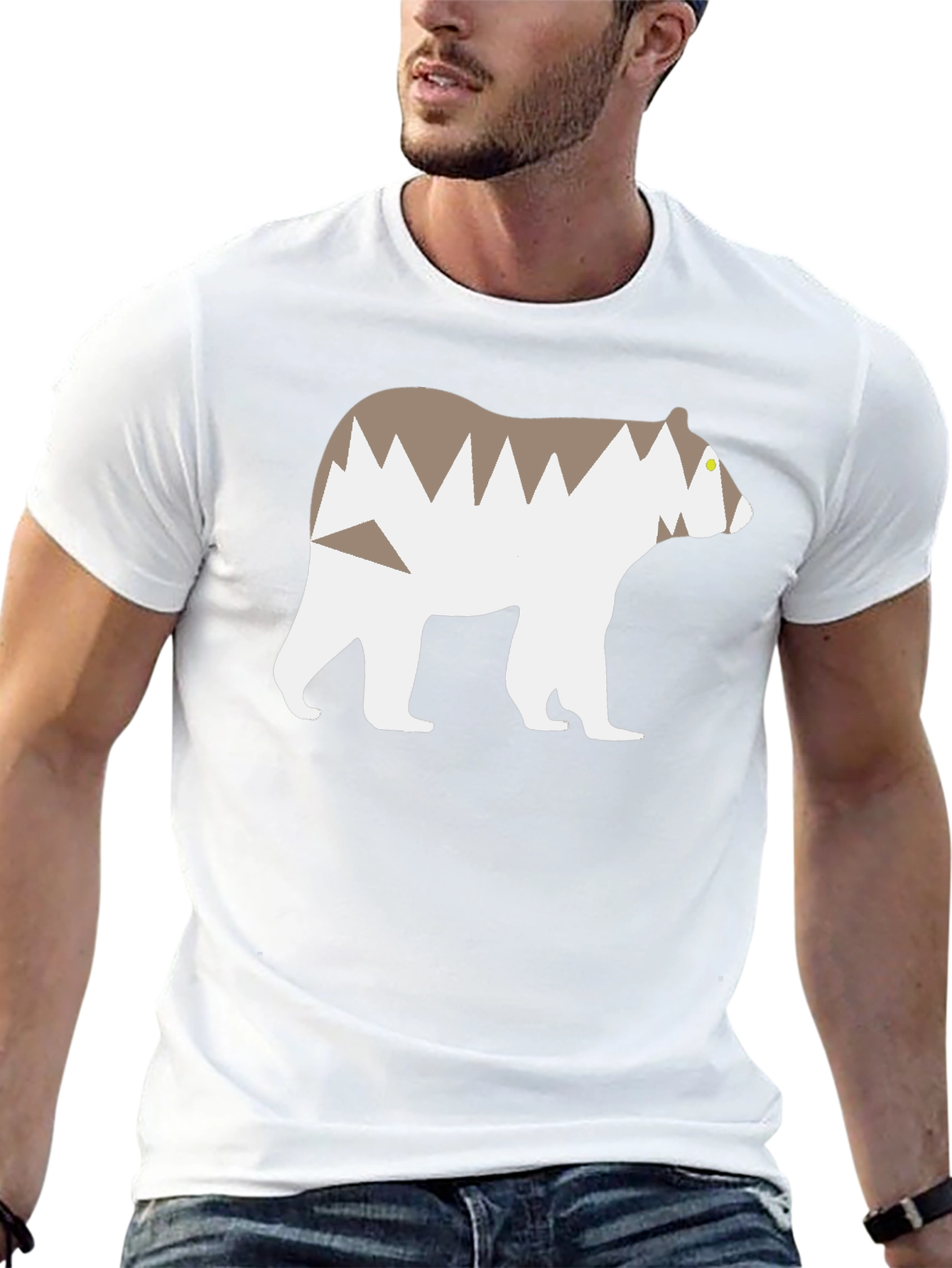 Bear Mountain Graphic T-Shirt - Black