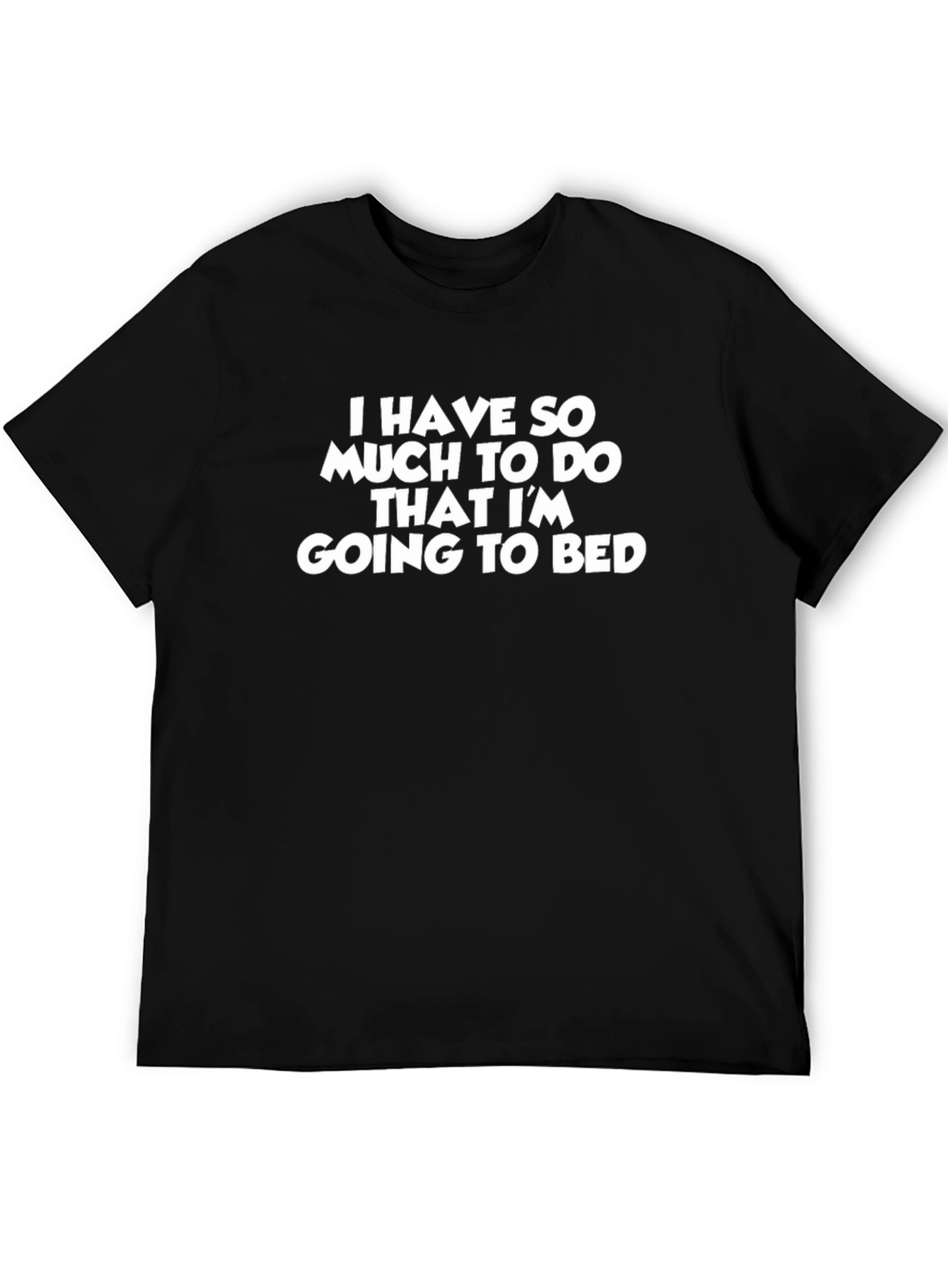 Funny Going to Bed Graphic T-Shirt