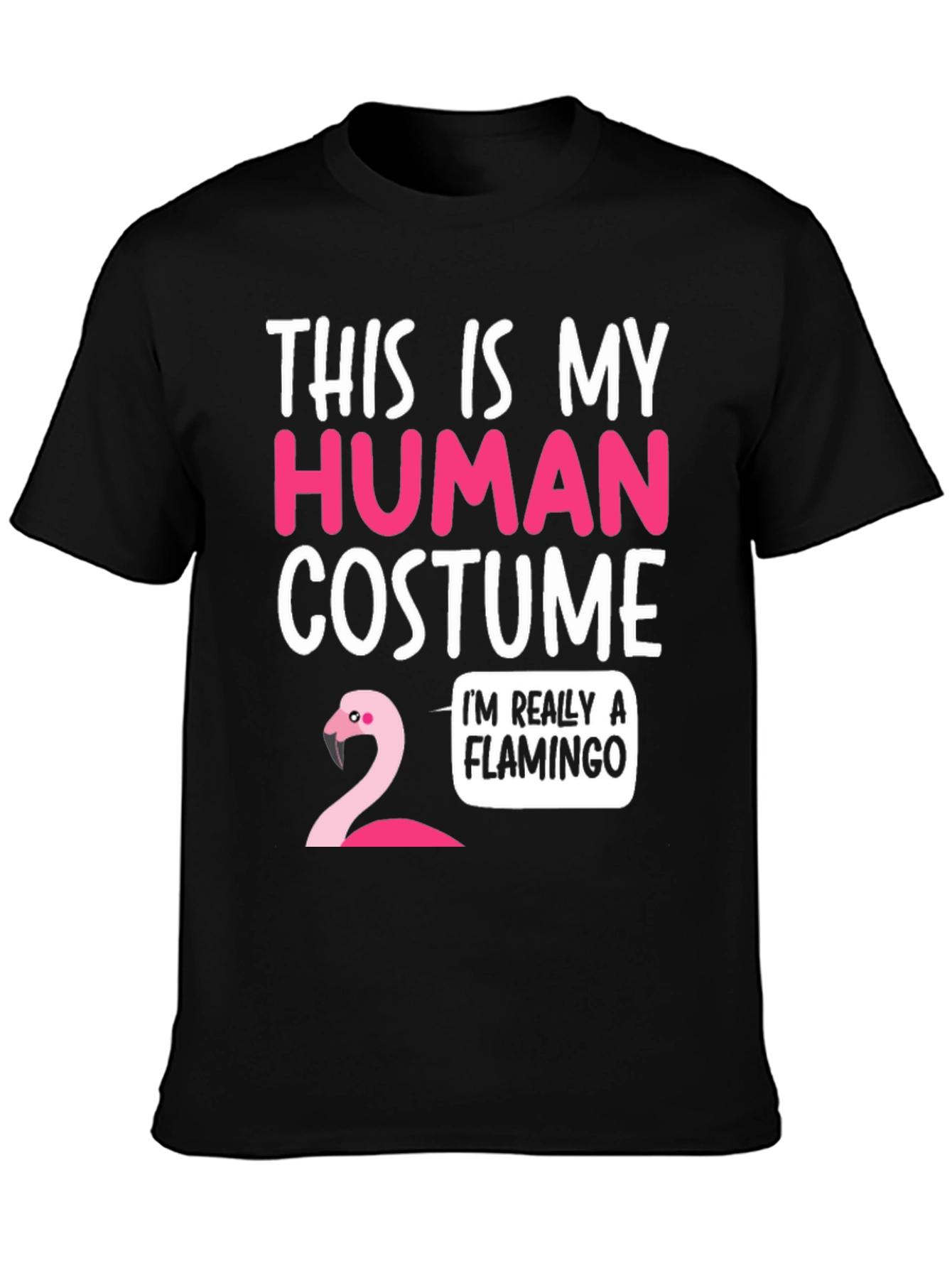 Funny Flamingo Human Costume T-Shirt