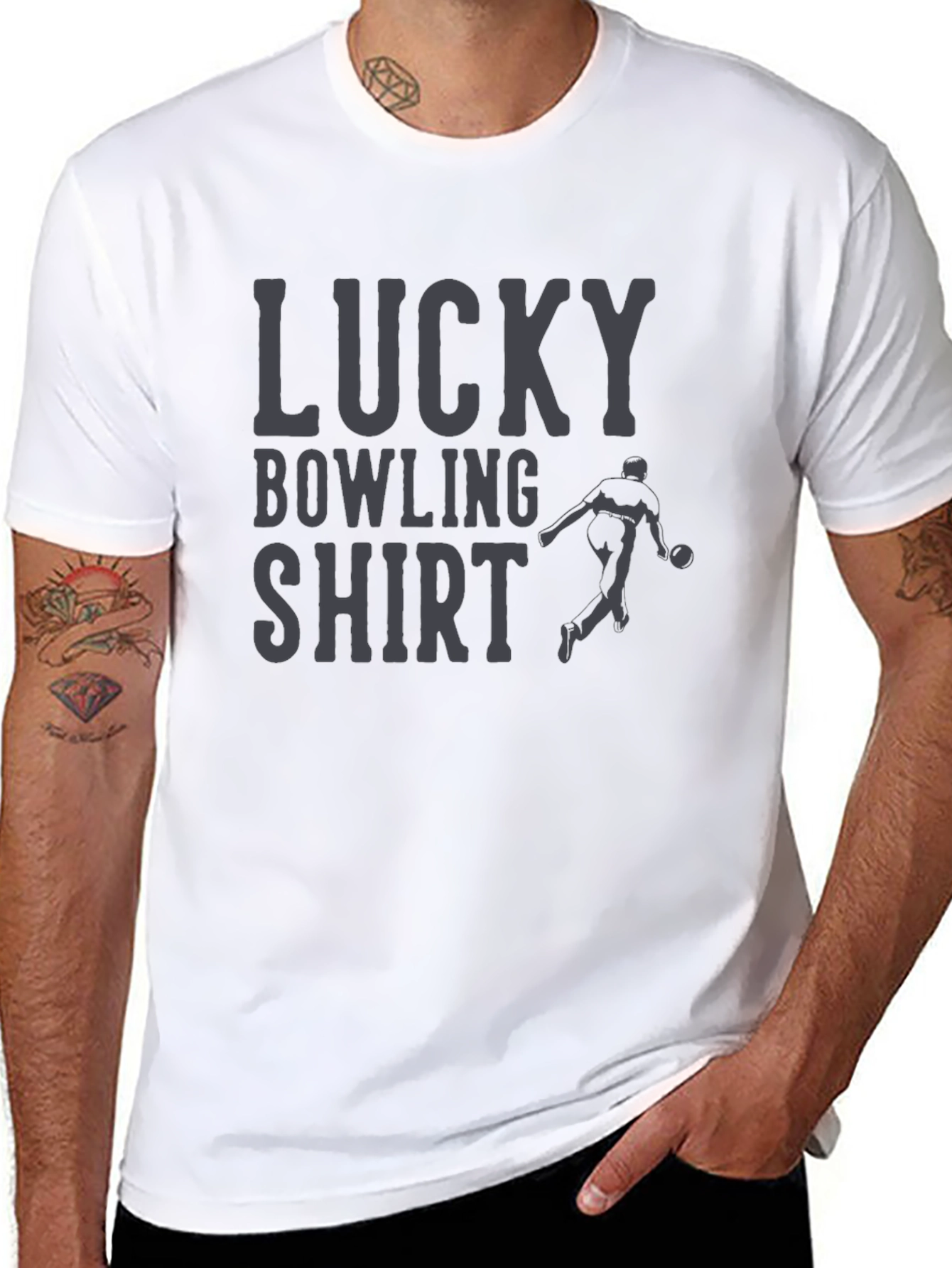 Lucky Bowling Shirt - Unique Bowler Tee