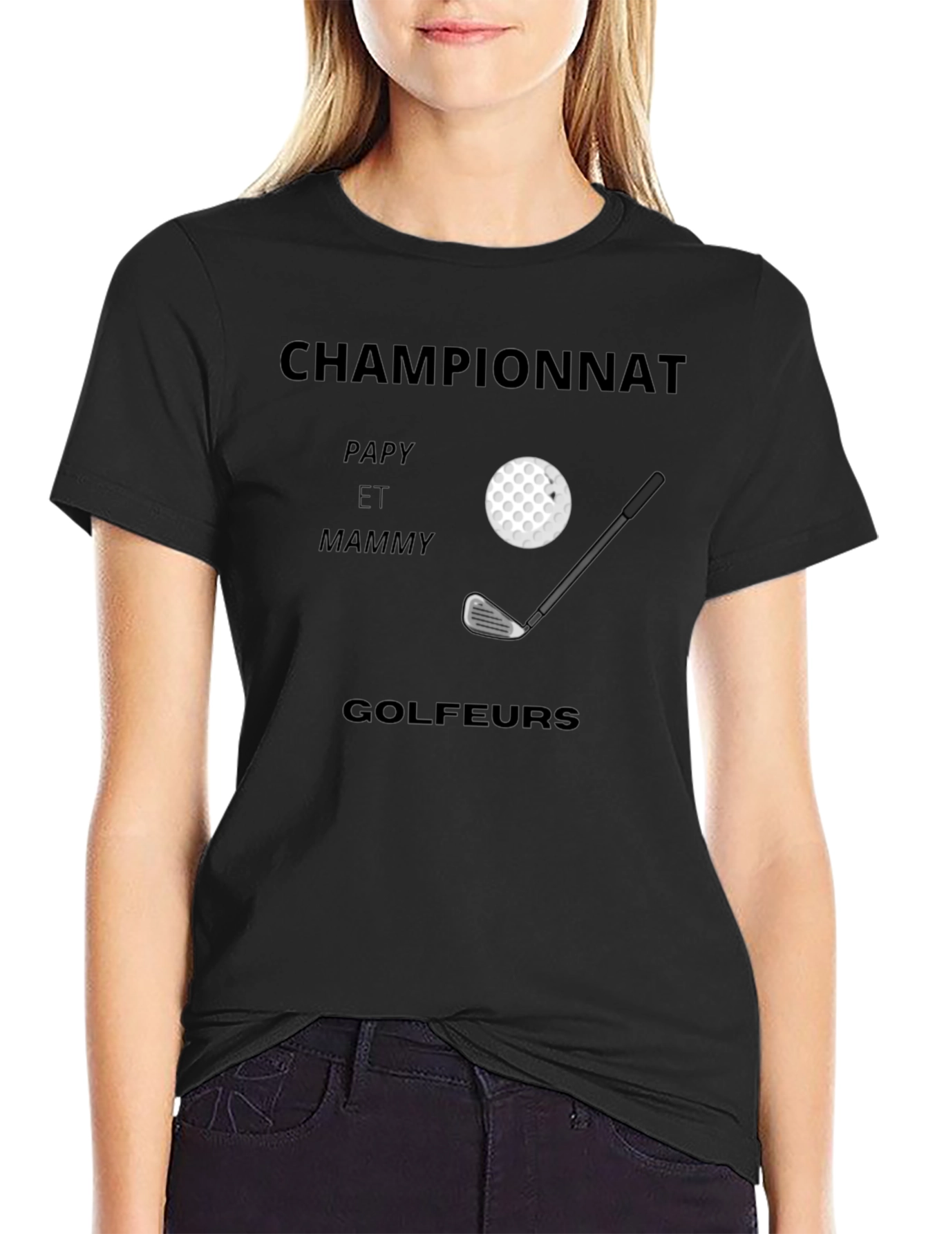 Golf Lover Tee: Championnat Papy et Mammy Golfeurs T-Shirt