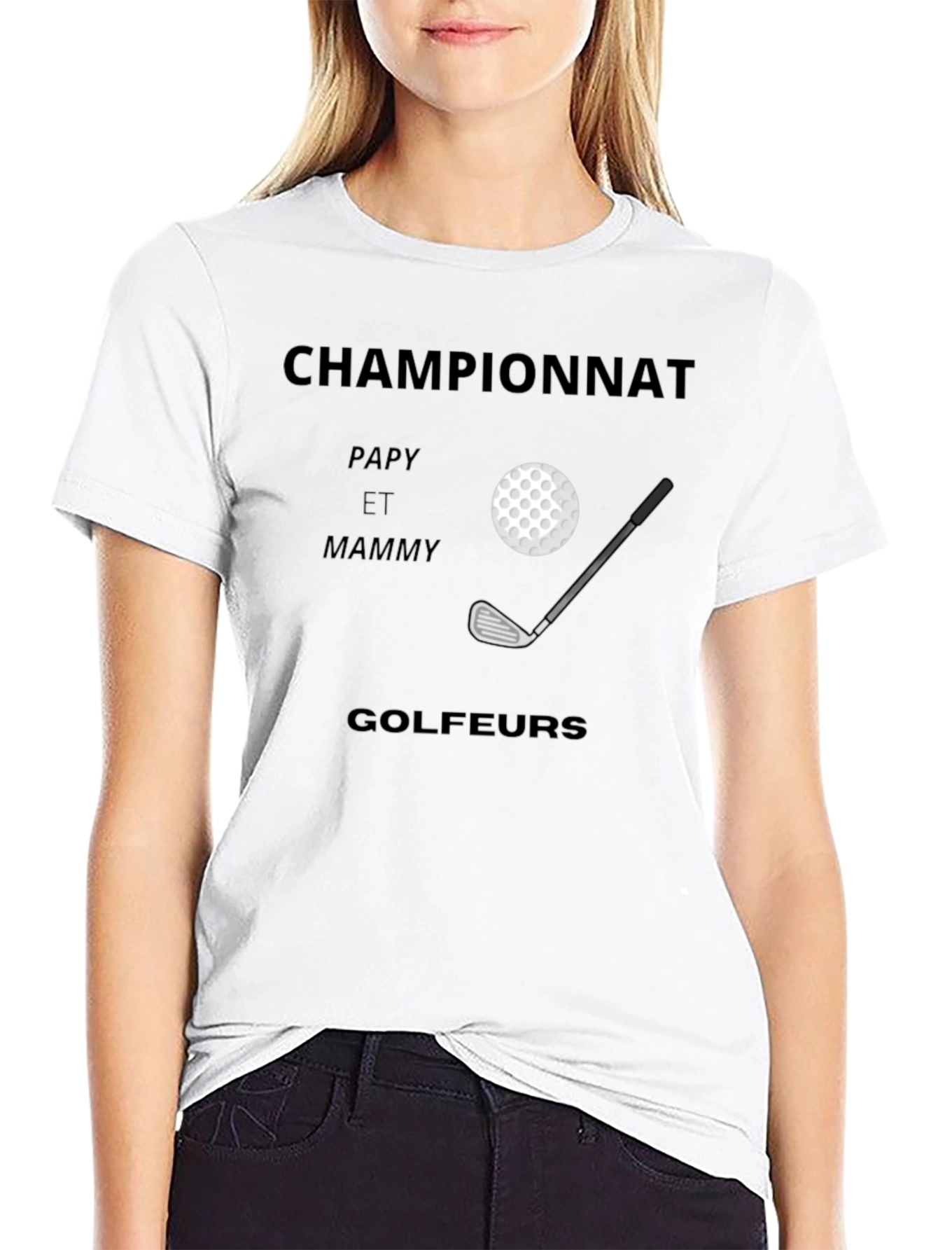 Golf Lover Tee: Championnat Papy et Mammy Golfeurs T-Shirt