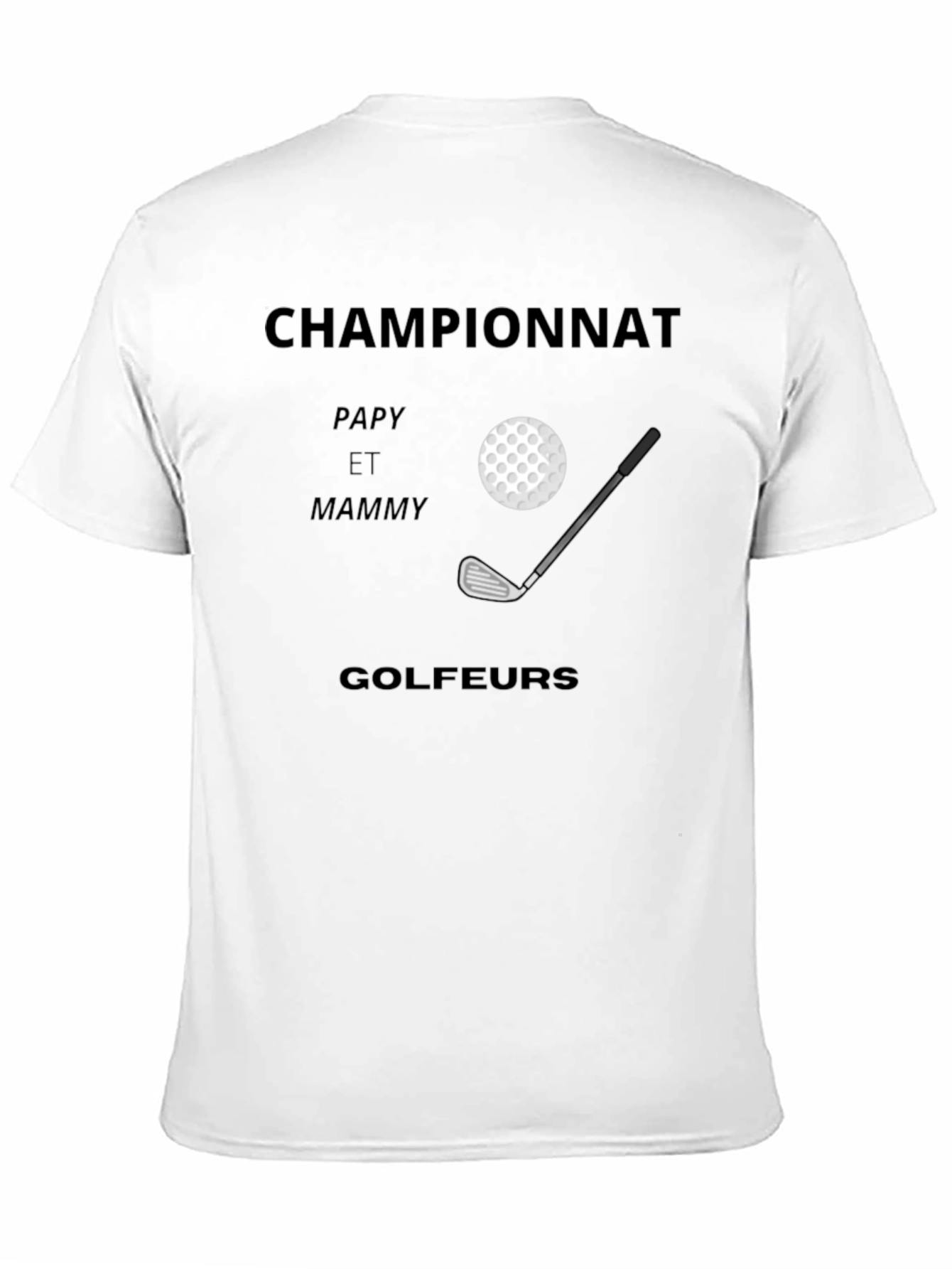Golf Lover Tee: Championnat Papy et Mammy Golfeurs T-Shirt