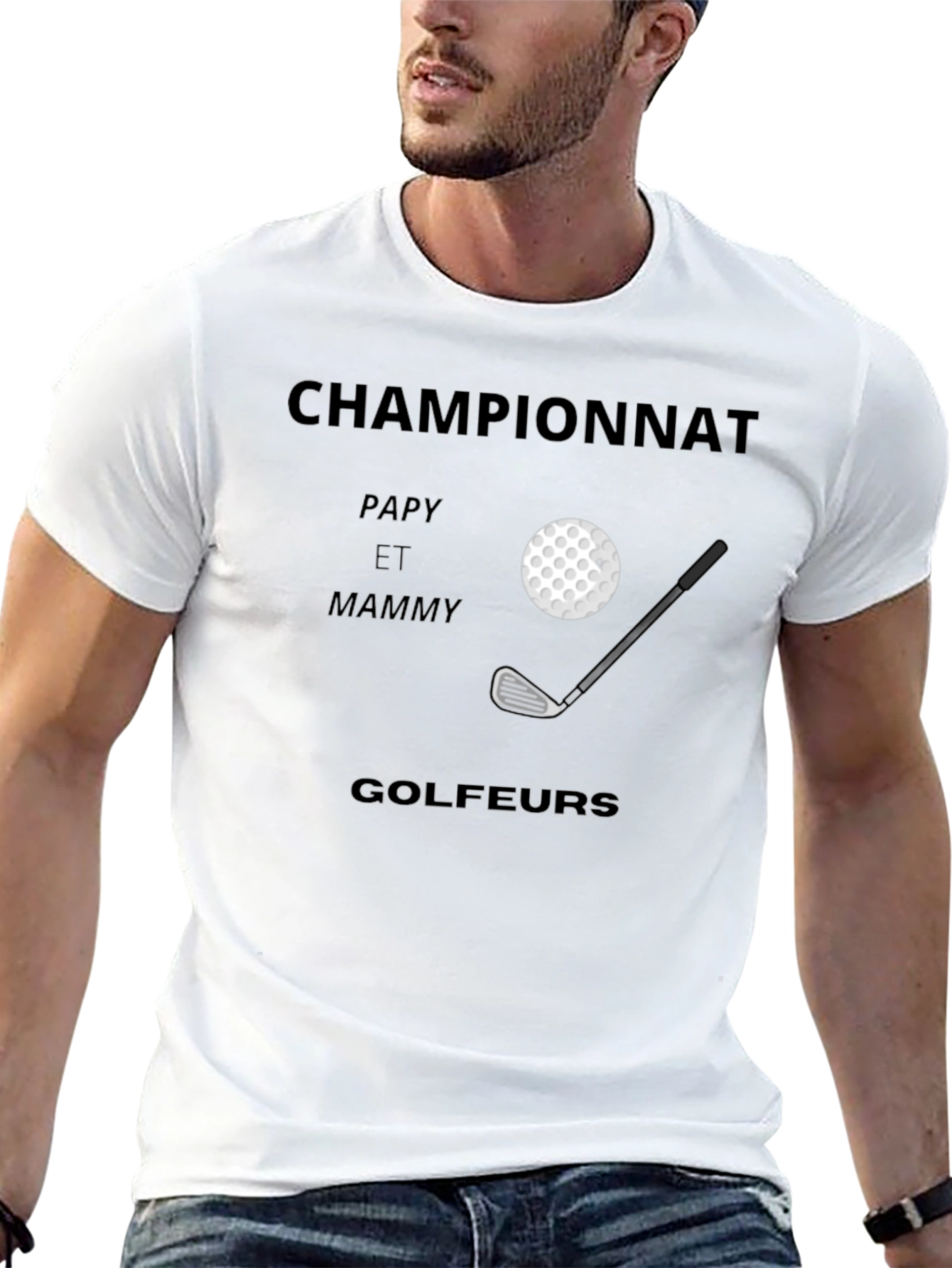 Golf Lover Tee: Championnat Papy et Mammy Golfeurs T-Shirt