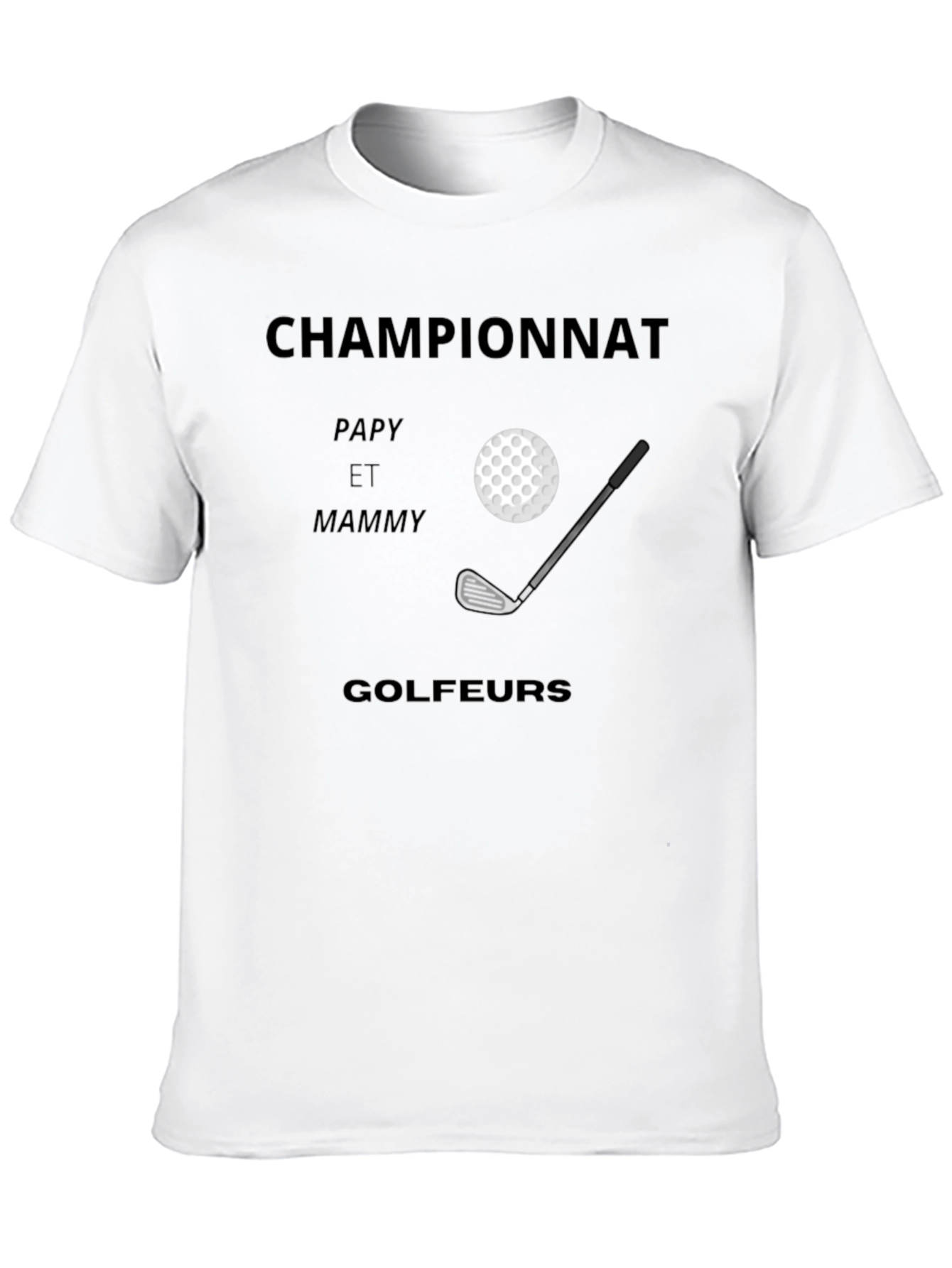Golf Lover Tee: Championnat Papy et Mammy Golfeurs T-Shirt