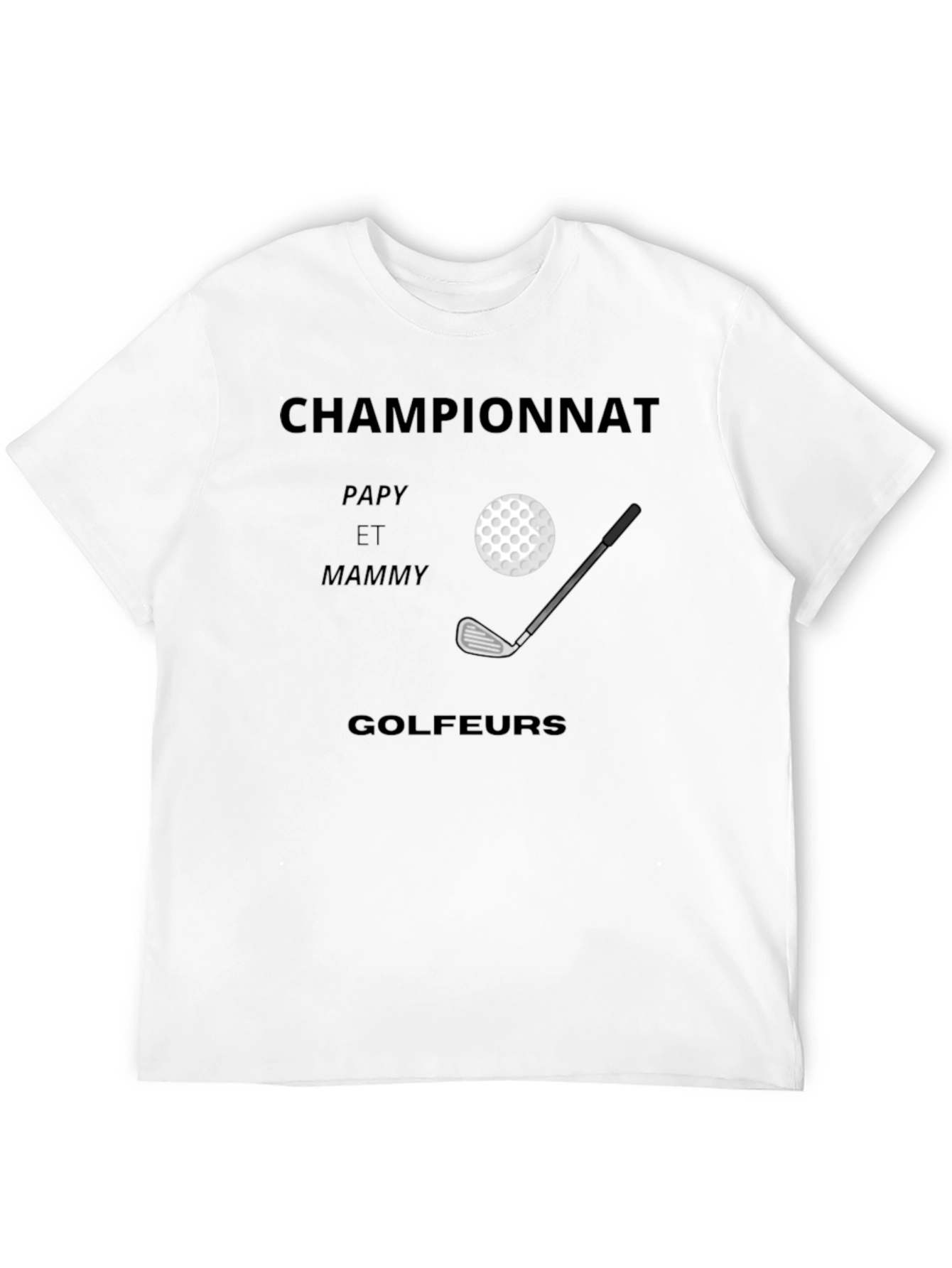 Golf Lover Tee: Championnat Papy et Mammy Golfeurs T-Shirt