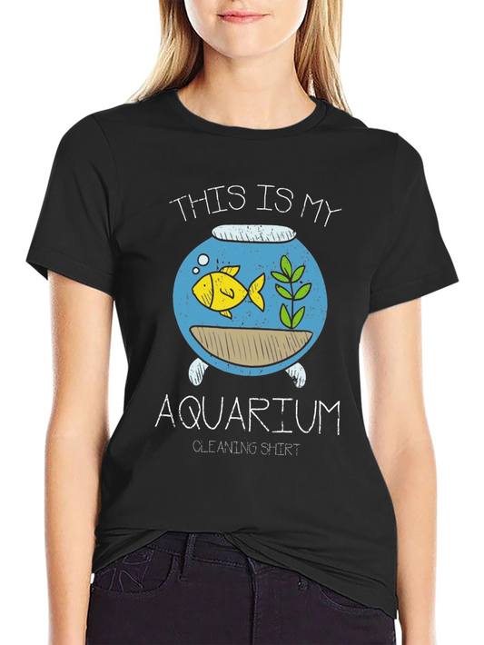 Aquarium Cleaning Shirt - Funny Fish Tank Keeper Tee