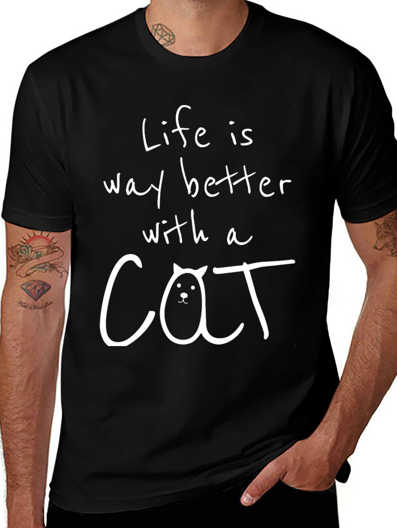 Life Is Better With A Cat T-Shirt
