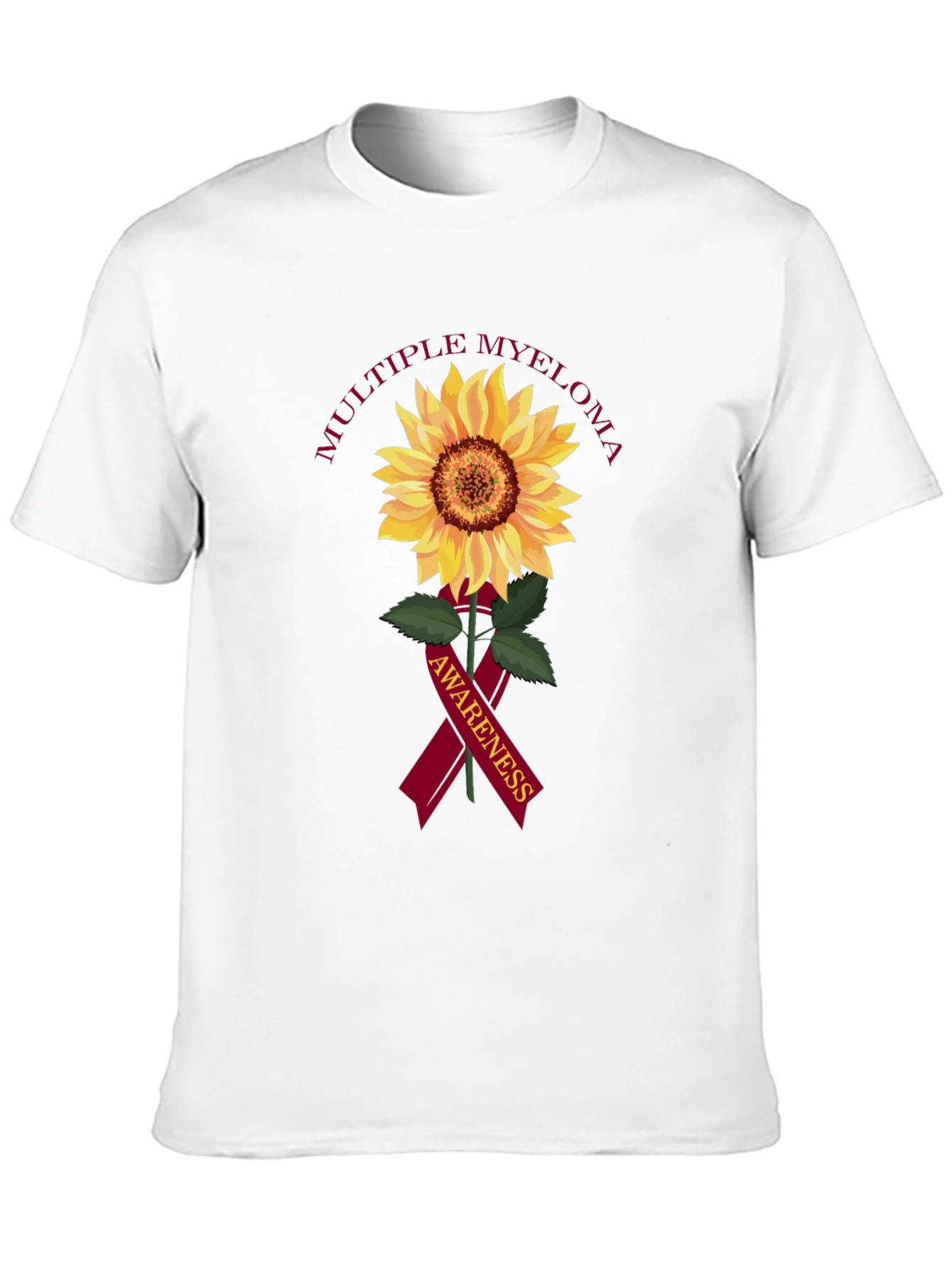 Multiple Myeloma Awareness Sunflower T-Shirt