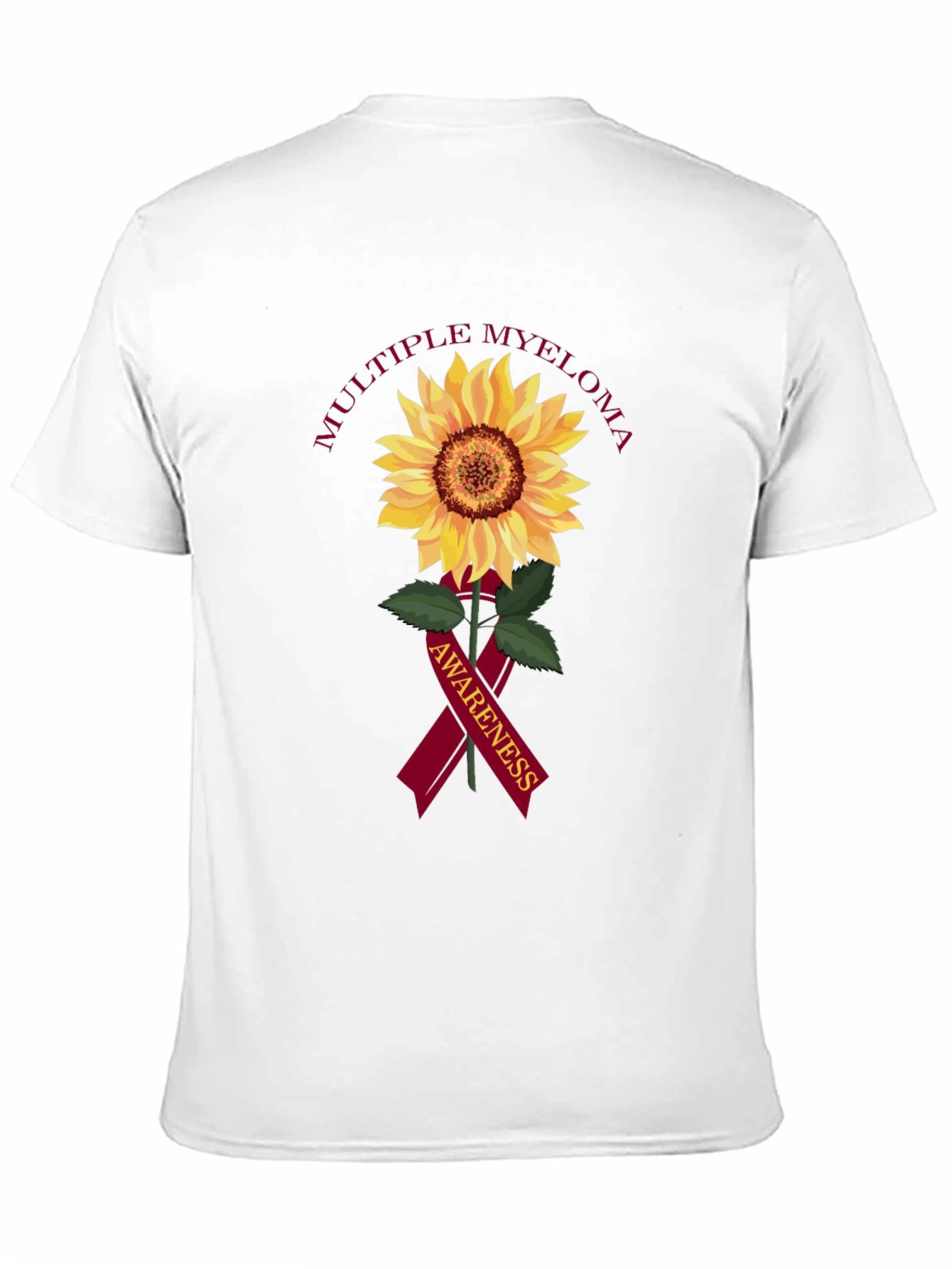 Multiple Myeloma Awareness Sunflower T-Shirt