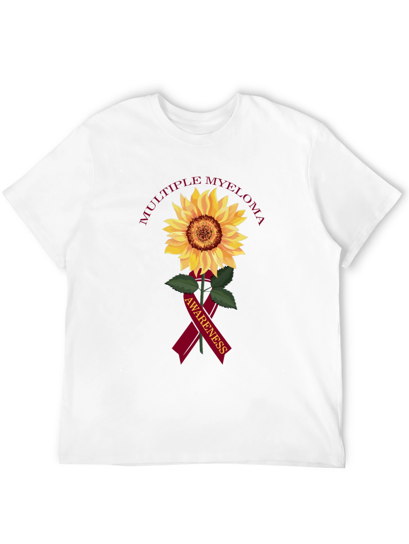 Multiple Myeloma Awareness Sunflower T-Shirt