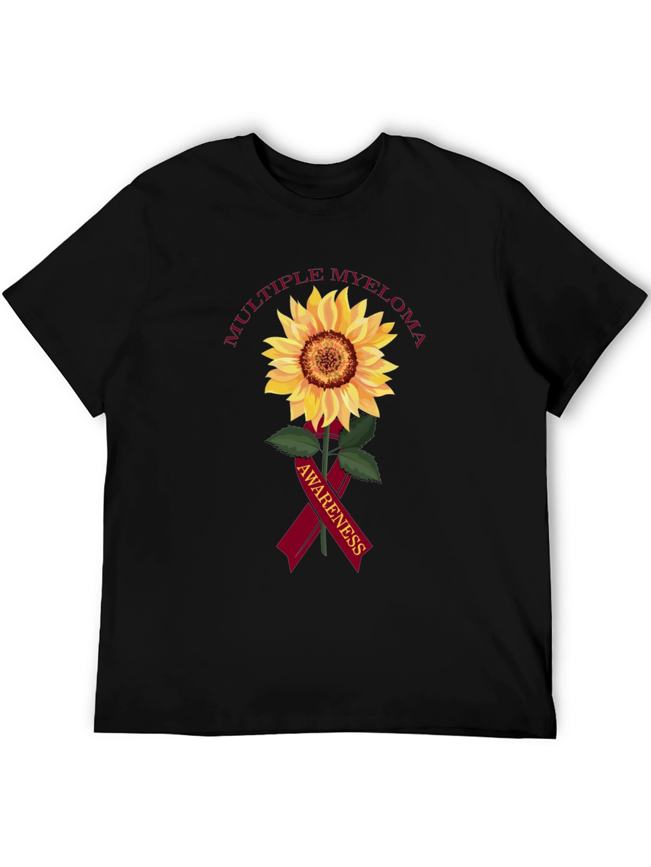 Multiple Myeloma Awareness Sunflower T-Shirt