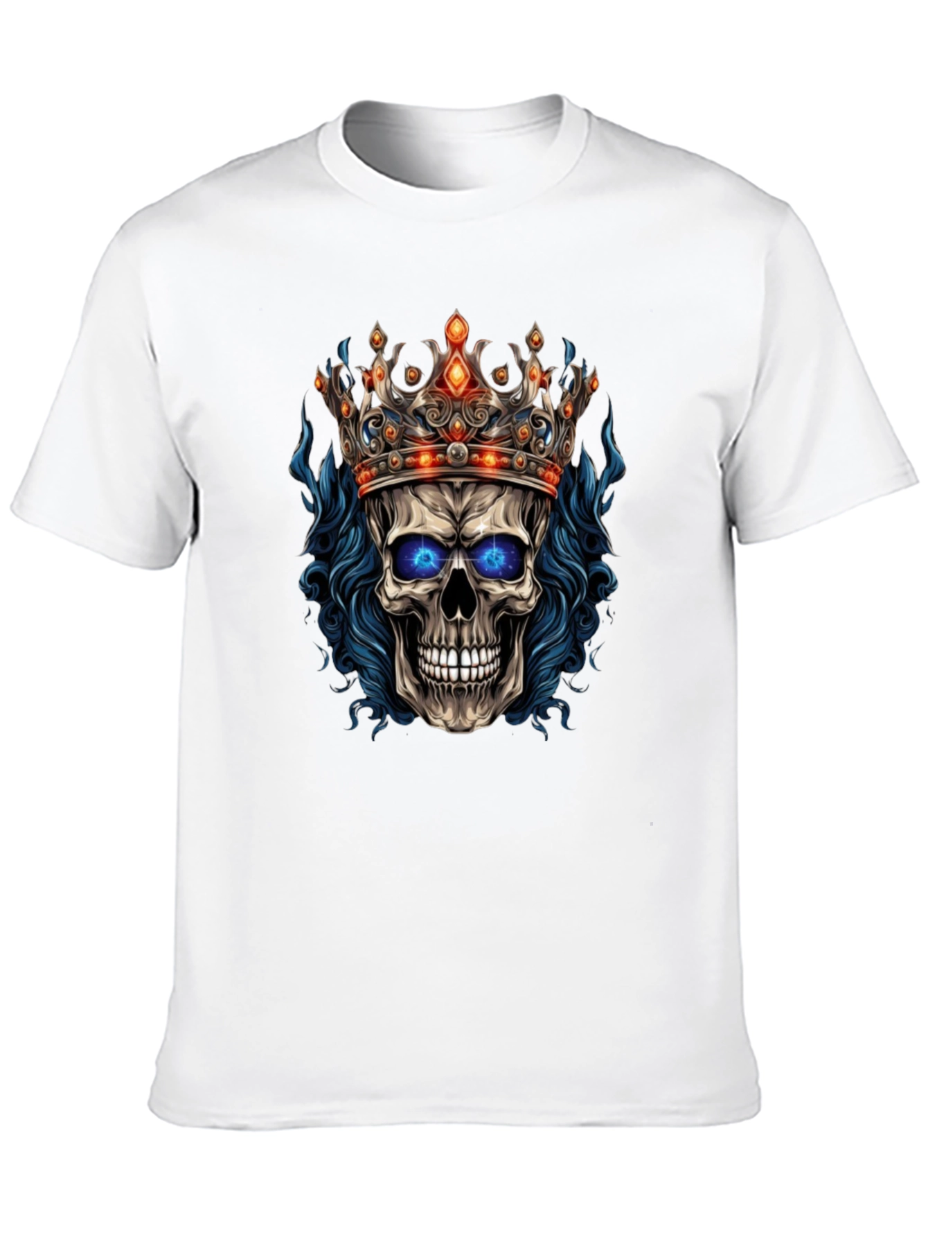 Skull King Graphic Tee - Edgy Streetwear
