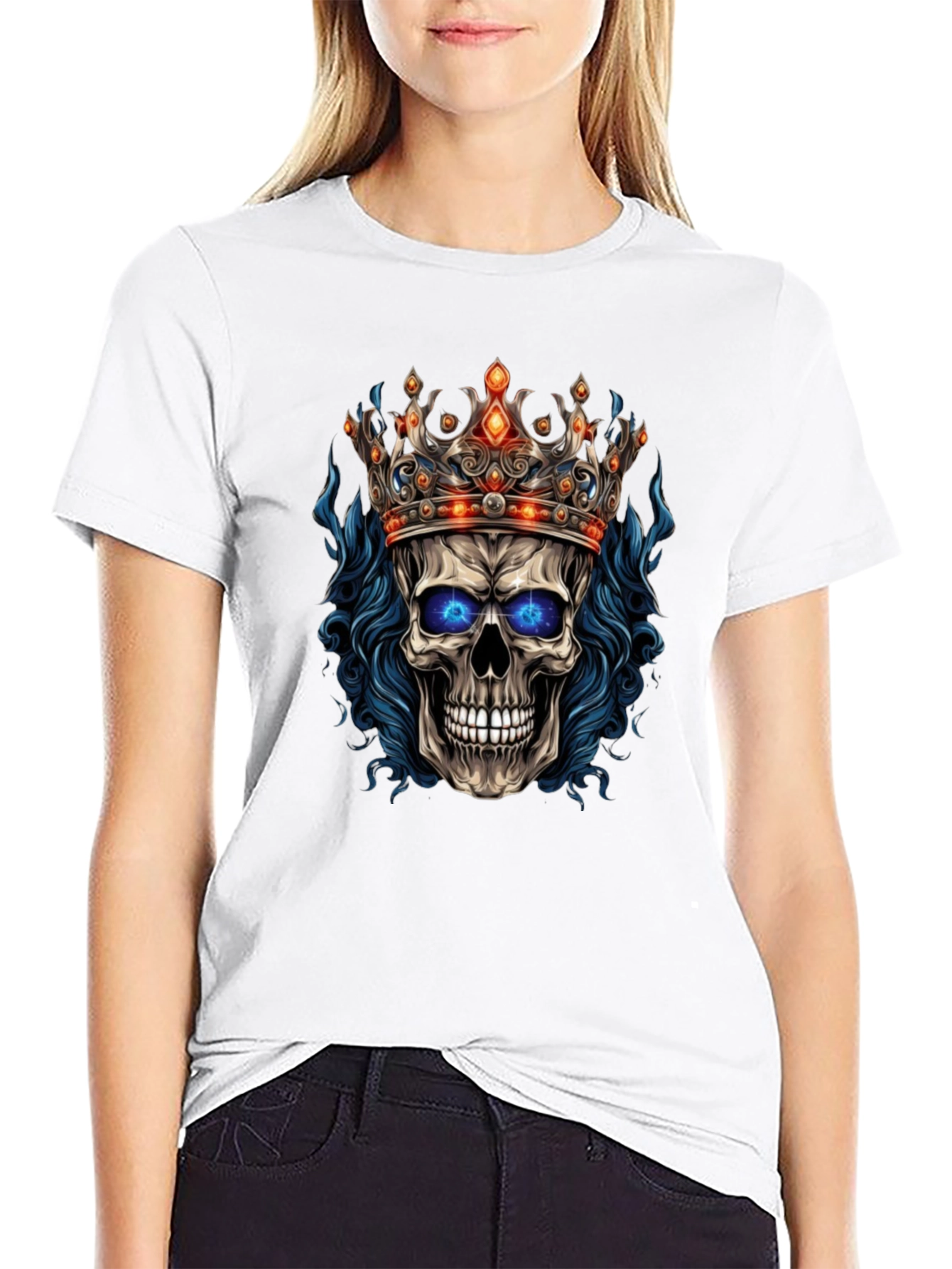 Skull King Graphic Tee - Edgy Streetwear