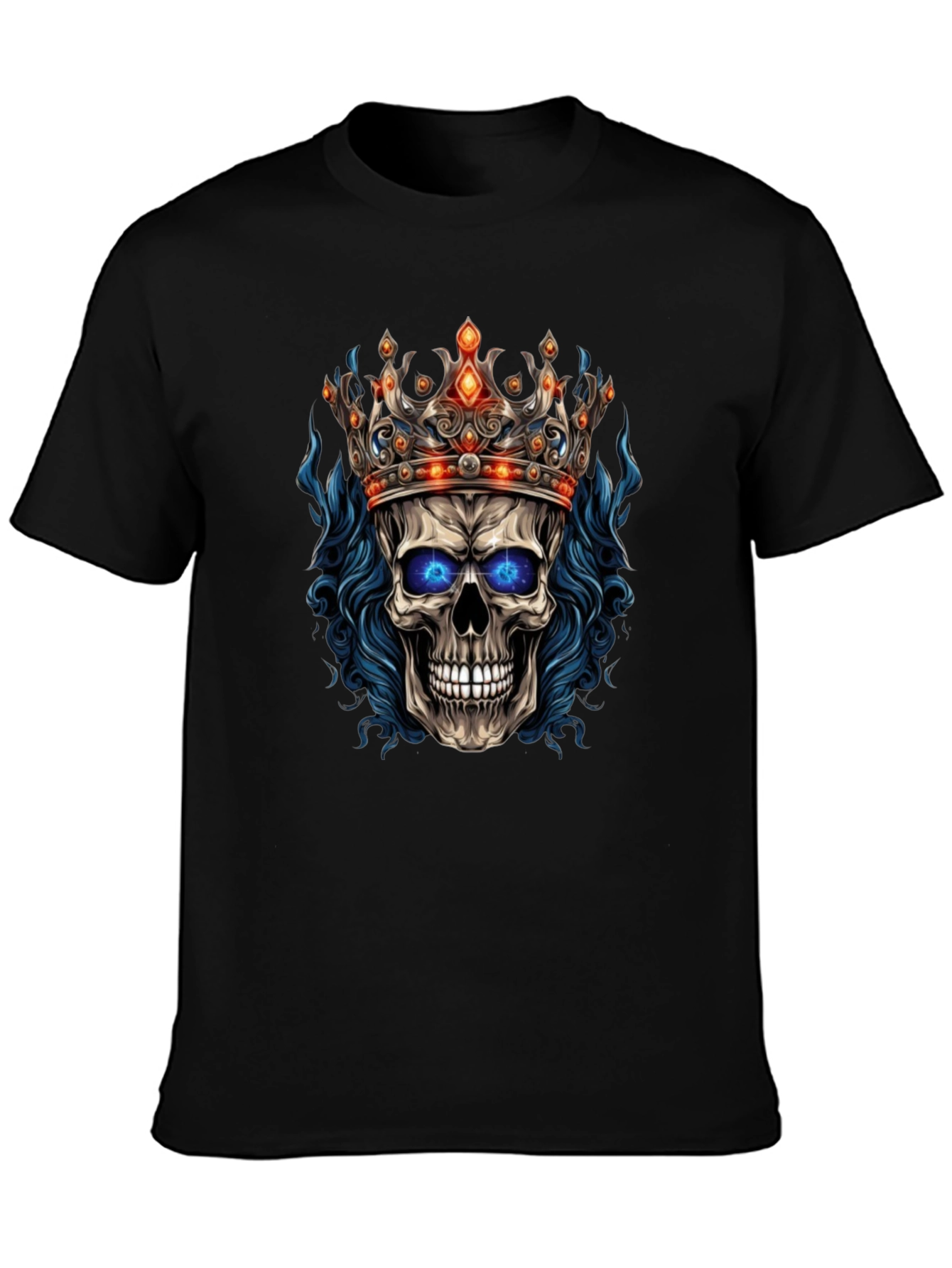 Skull King Graphic Tee - Edgy Streetwear