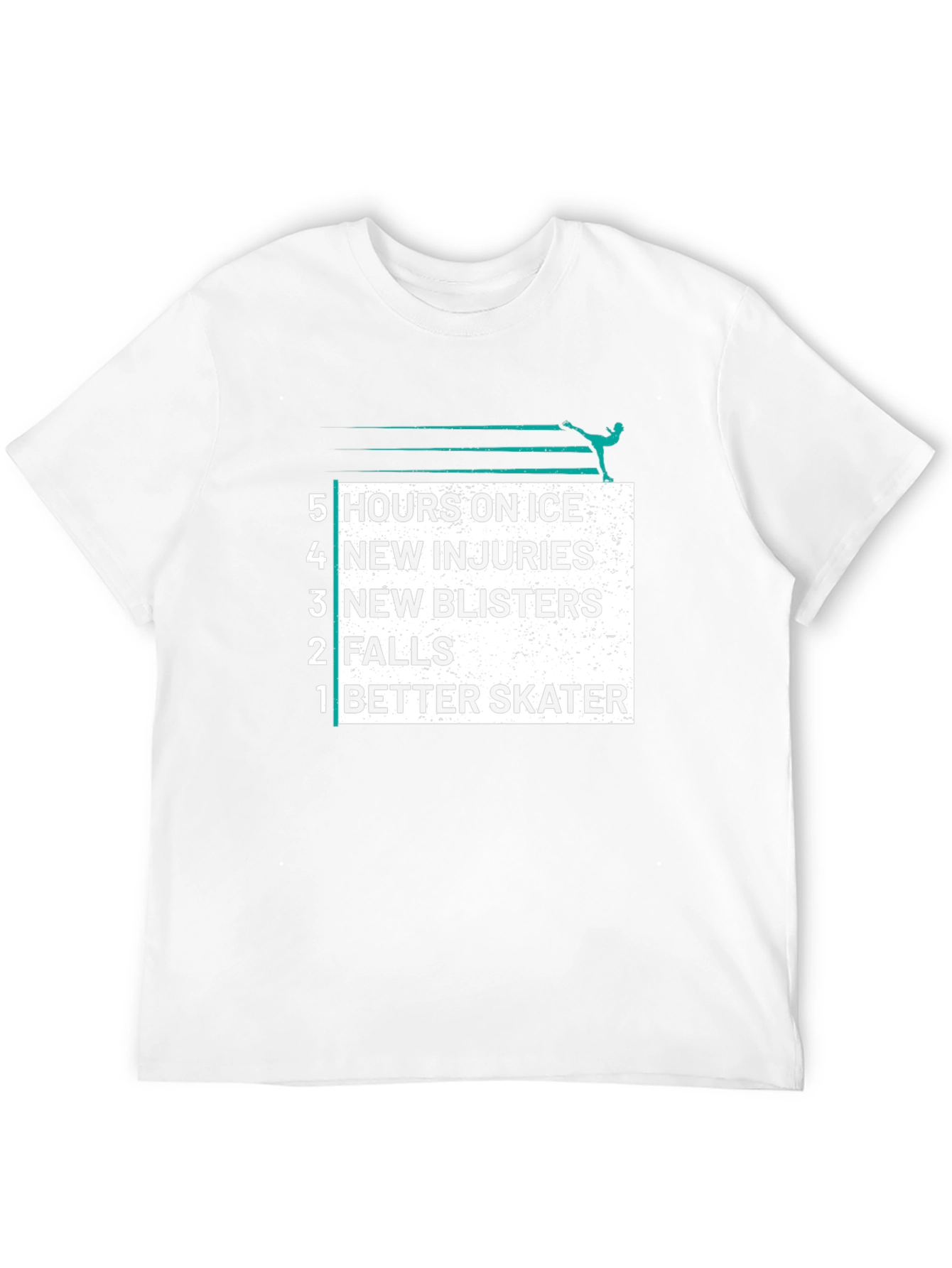 Figure Skater T-Shirt: Hours on Ice Graphic Tee