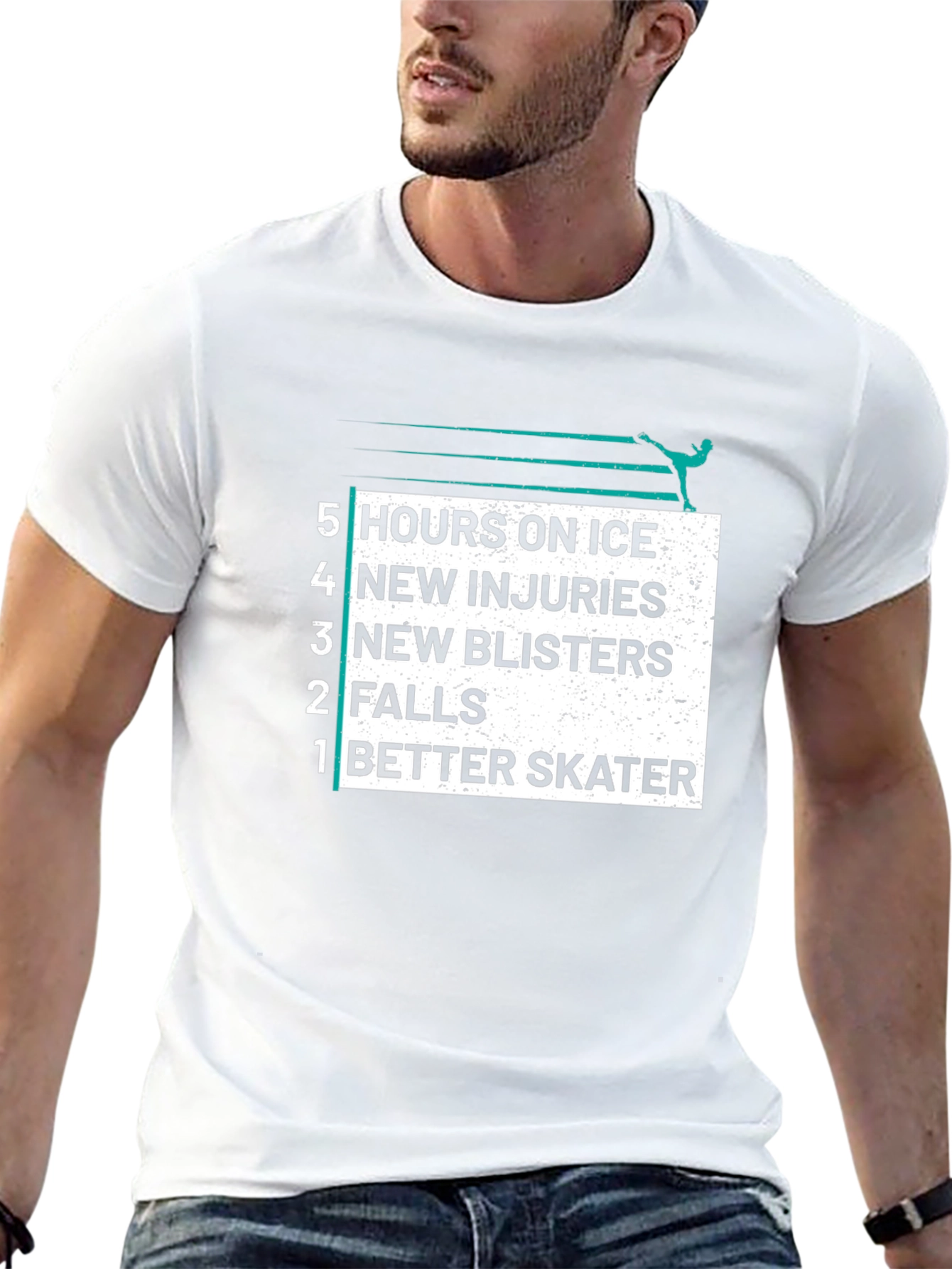 Figure Skater T-Shirt: Hours on Ice Graphic Tee