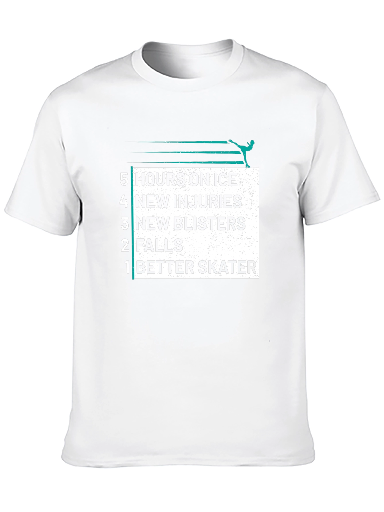 Figure Skater T-Shirt: Hours on Ice Graphic Tee
