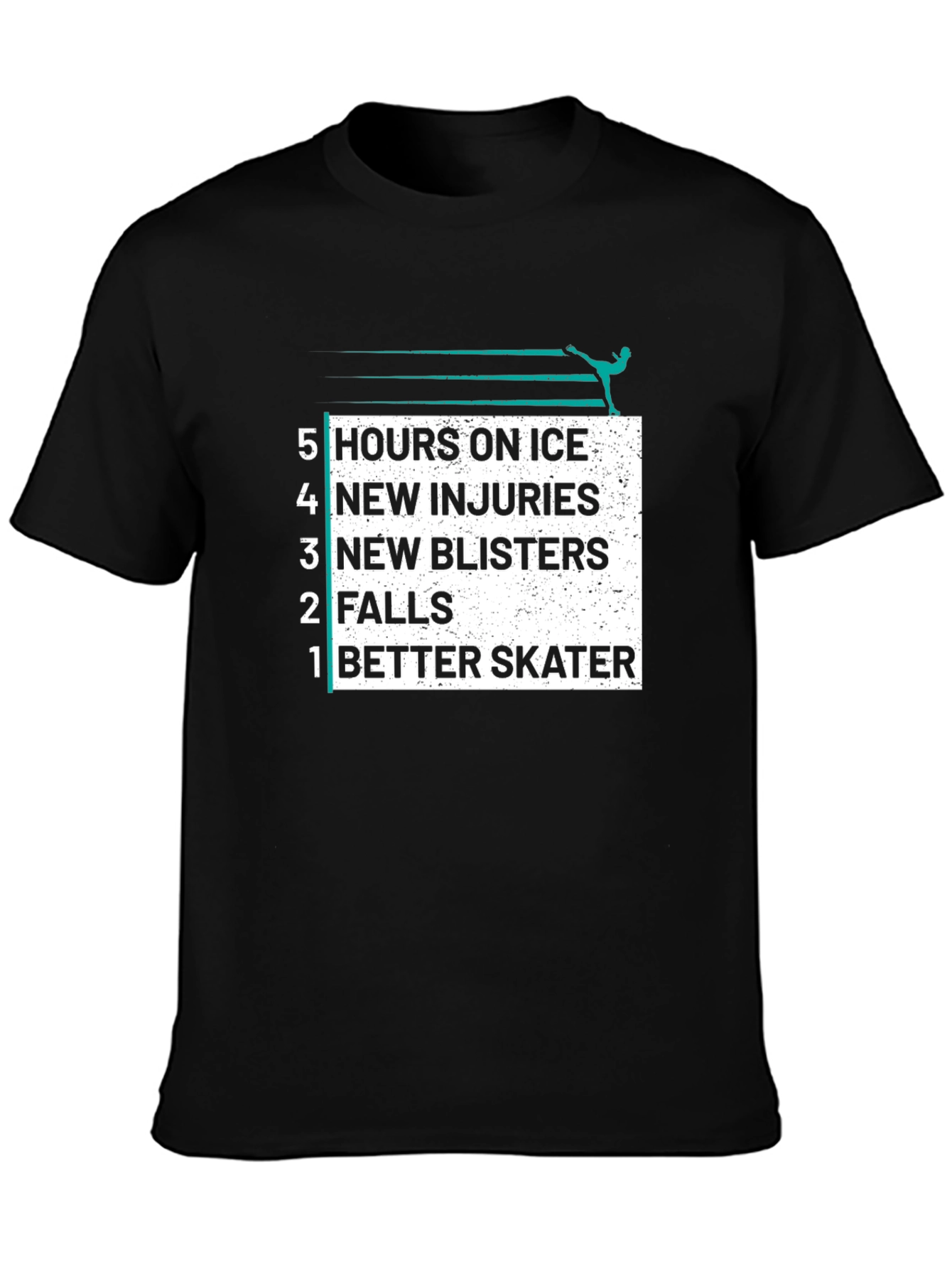 Figure Skater T-Shirt: Hours on Ice Graphic Tee