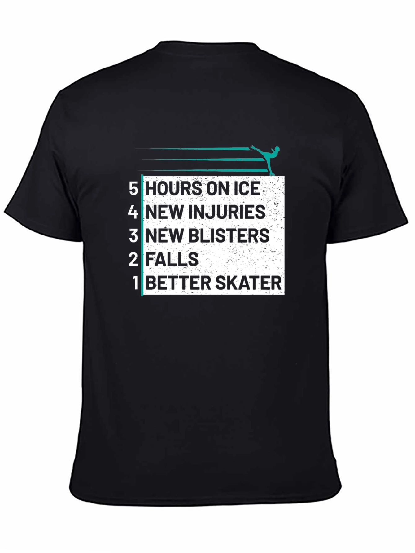 Figure Skater T-Shirt: Hours on Ice Graphic Tee
