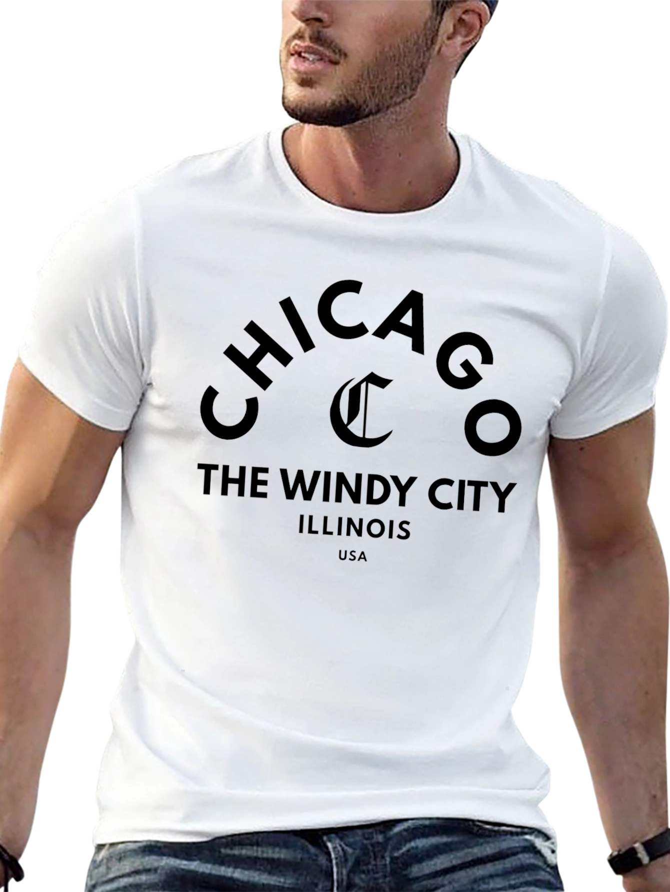 Chicago Windy City Illinois USA T-Shirt