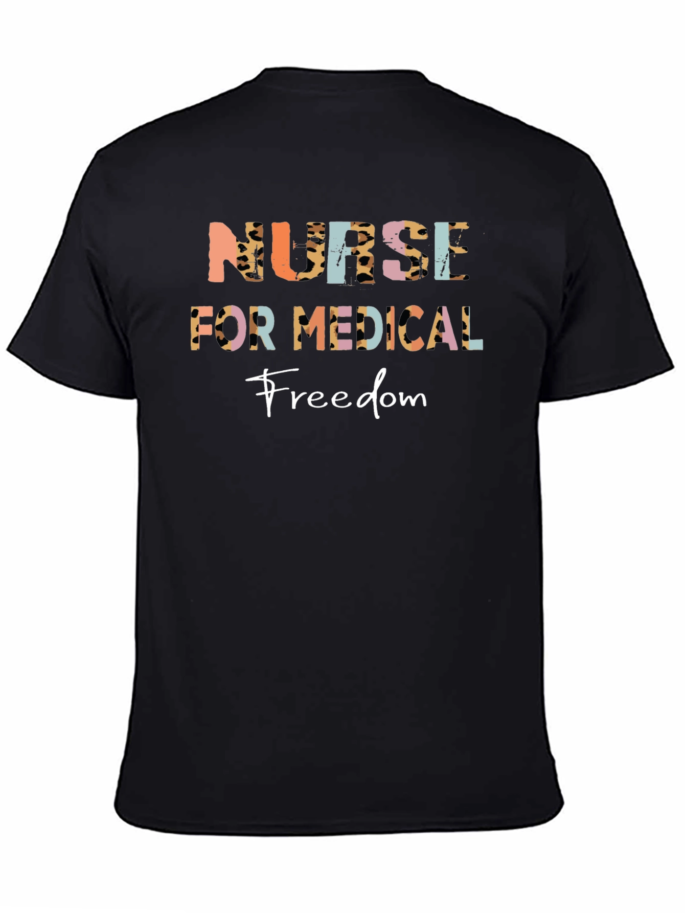 Nurse for Medical Freedom Black T-Shirt
