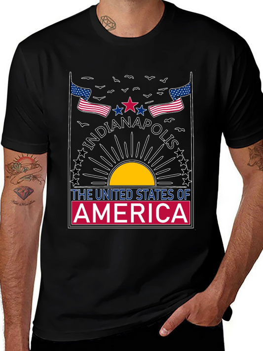 Indianapolis USA Graphic T-Shirt