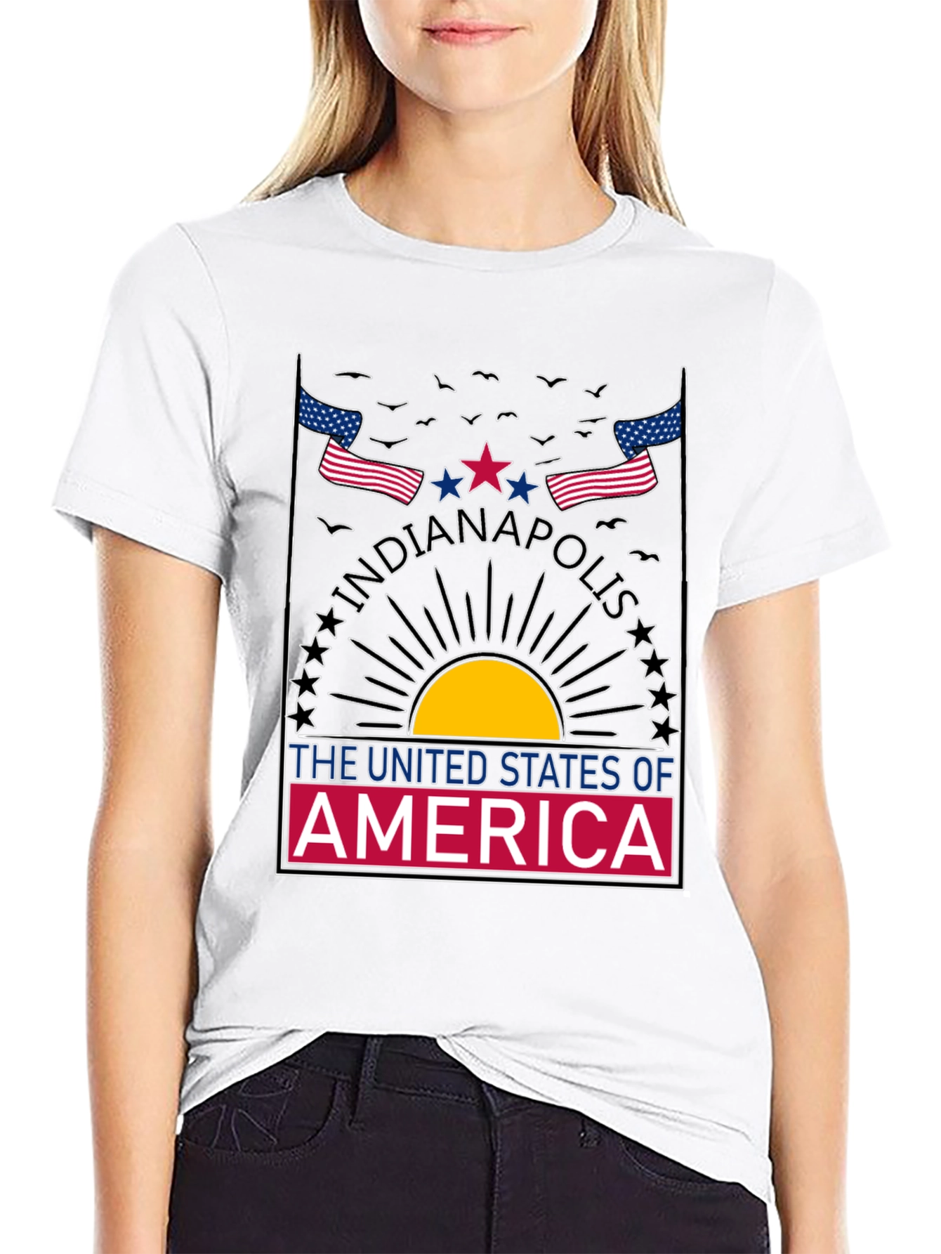 Indianapolis USA Graphic T-Shirt