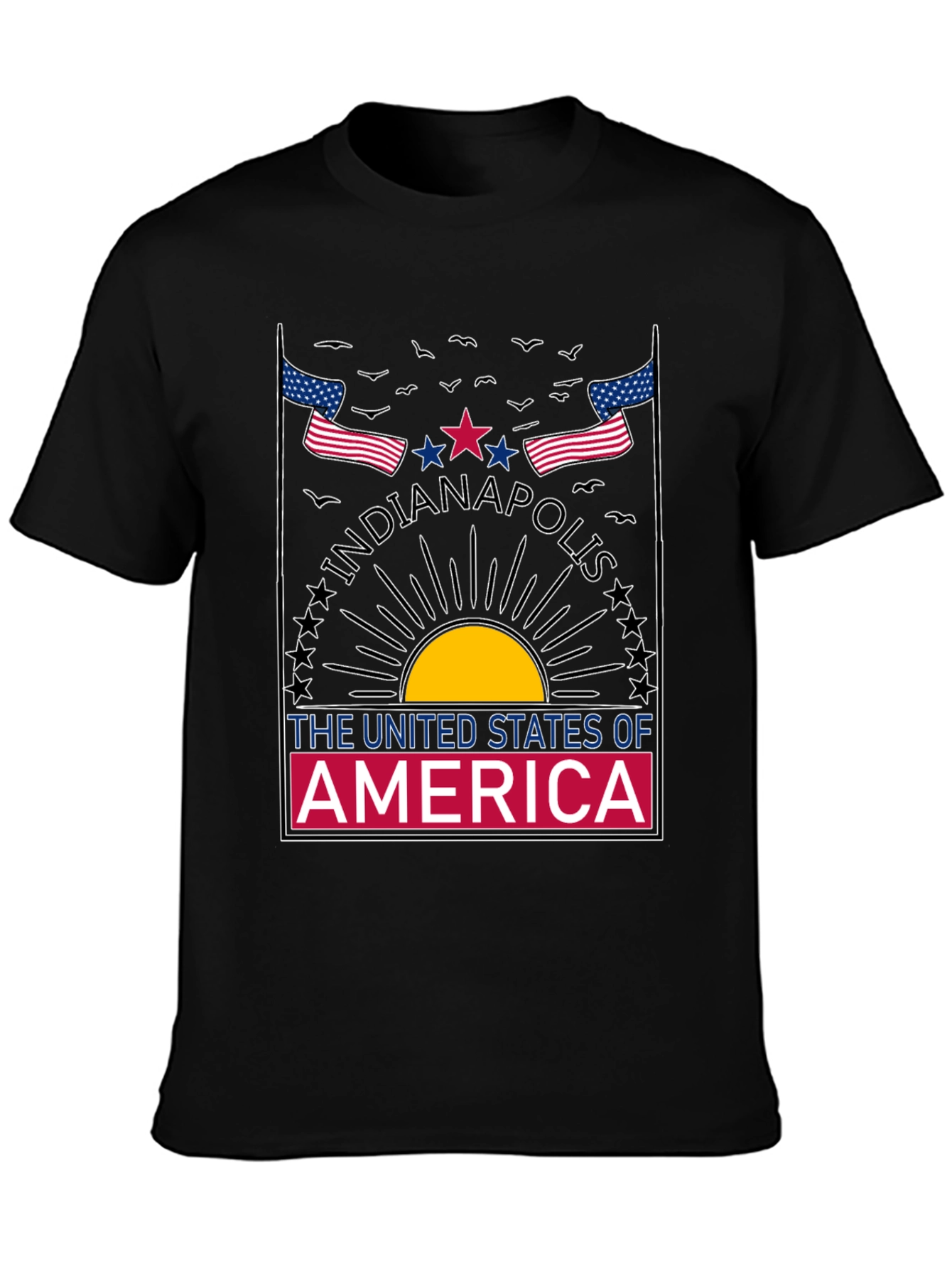 Indianapolis USA Graphic T-Shirt