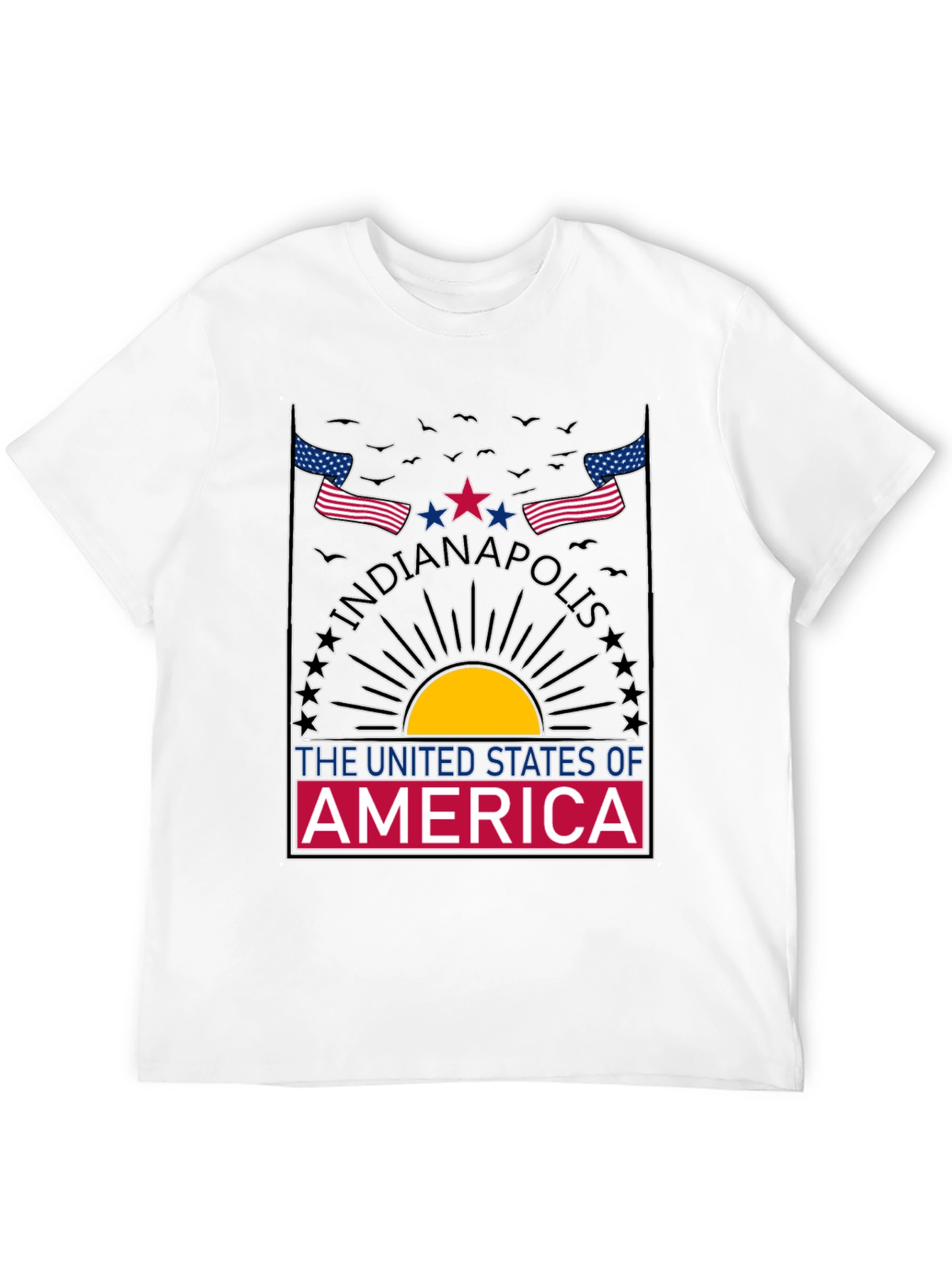 Indianapolis USA Graphic T-Shirt