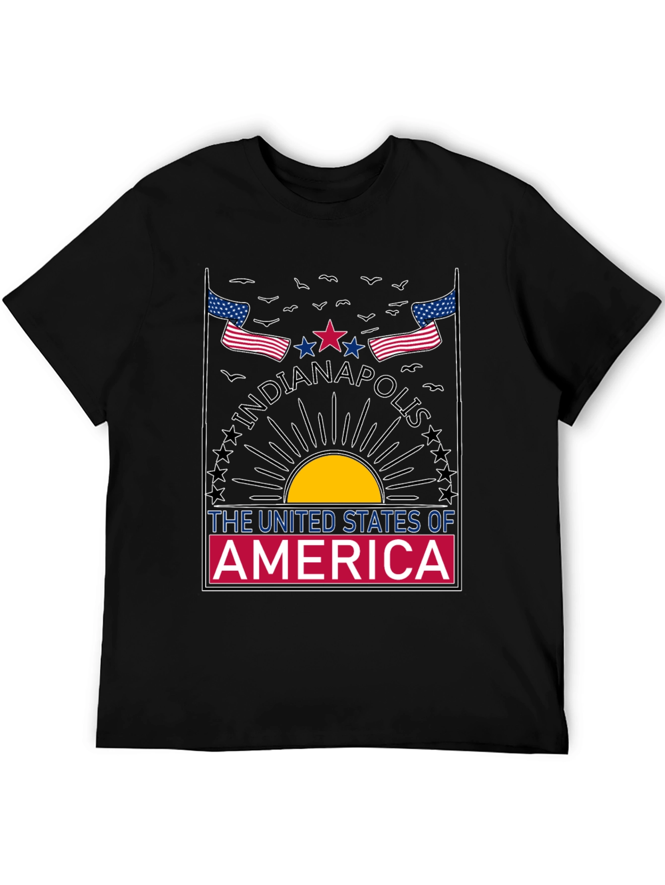 Indianapolis USA Graphic T-Shirt