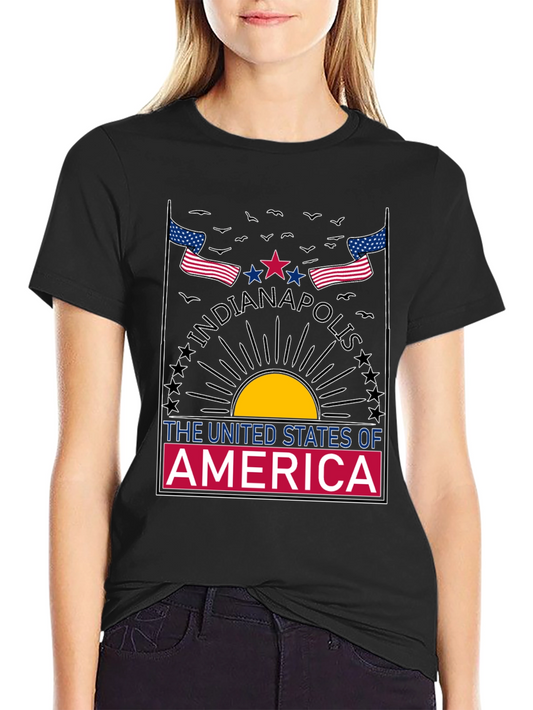 Indianapolis USA Graphic T-Shirt