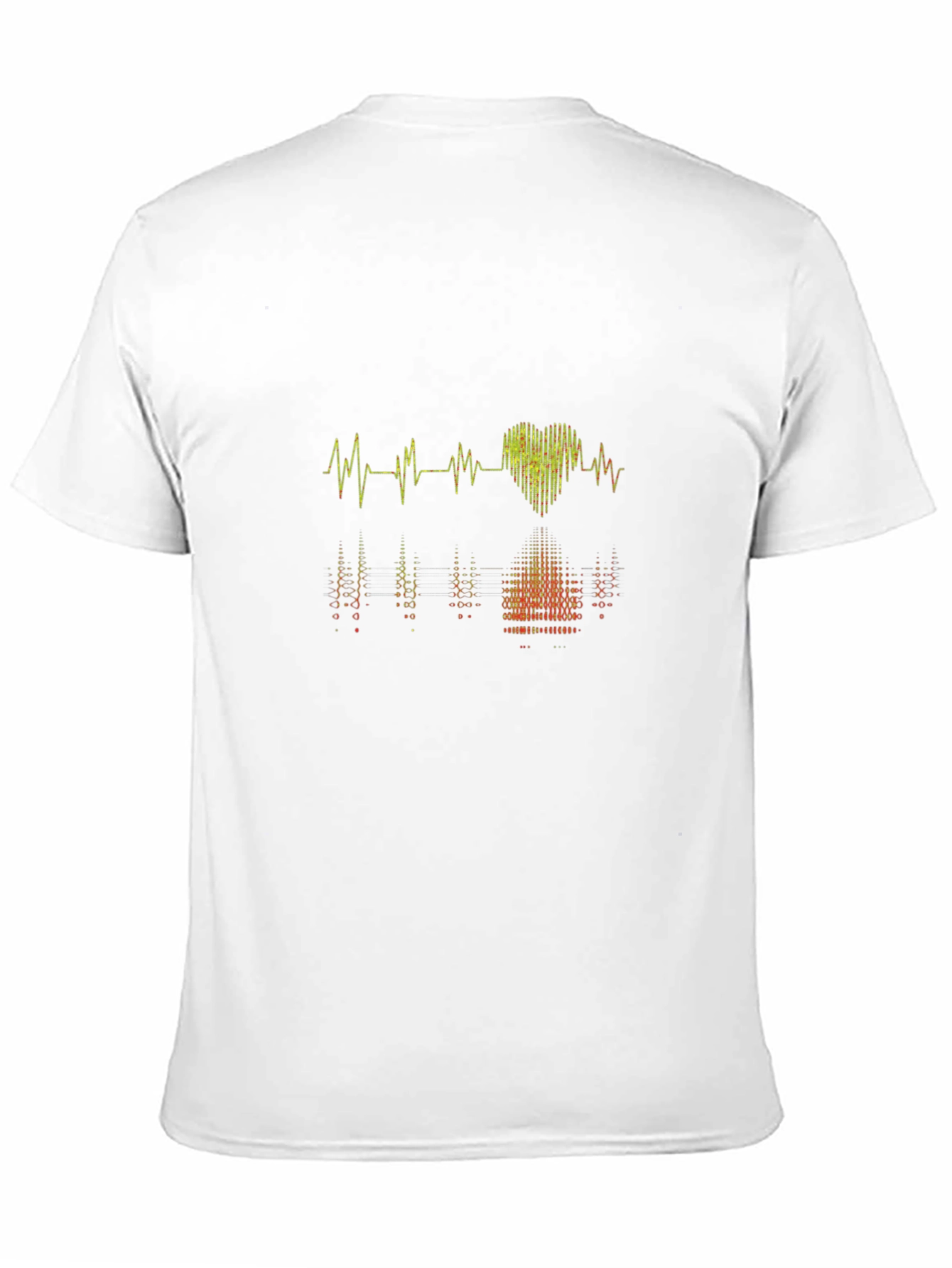 Heartbeat Rhythm Graphic Tee - Modern Style