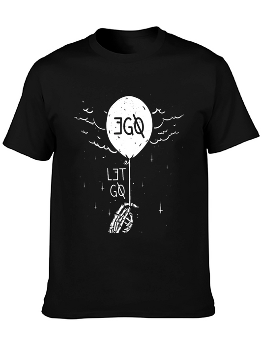 Ego Let Go Graphic Tee - Black Cotton T-Shirt