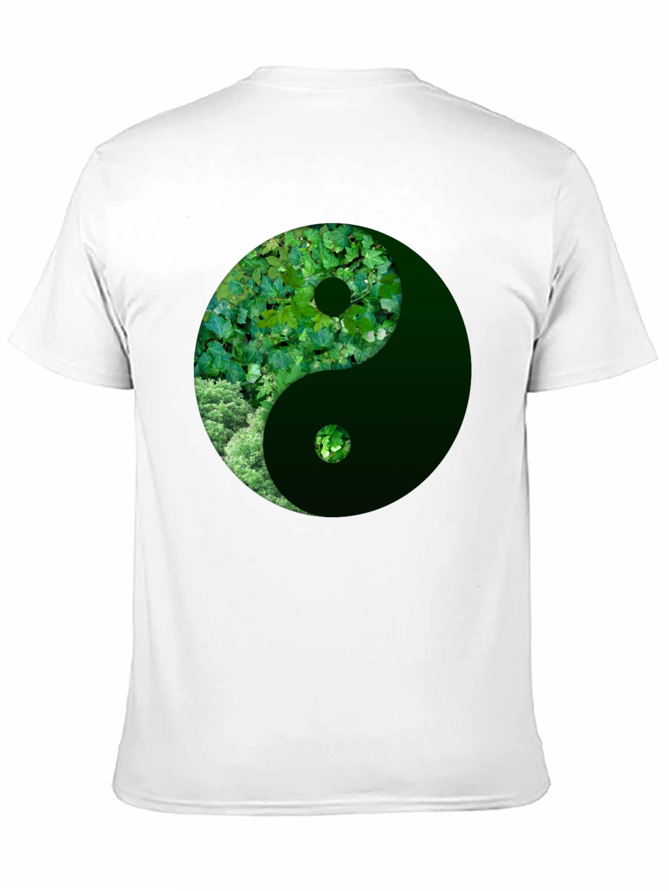 Nature Yin Yang Graphic Tee - Casual Style