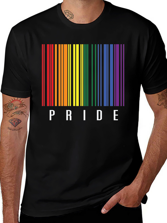 Pride Barcode Graphic T-Shirt