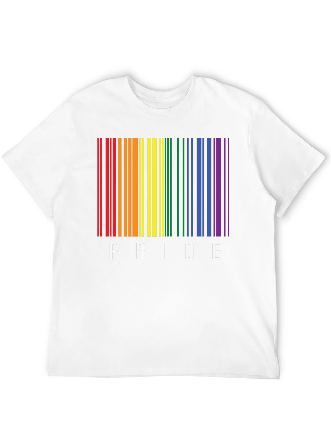 Pride Barcode Graphic T-Shirt
