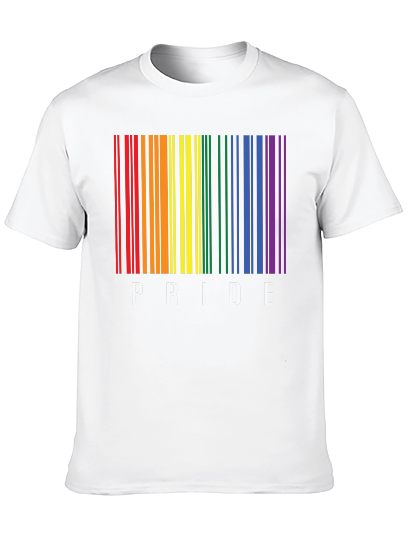 Pride Barcode Graphic T-Shirt