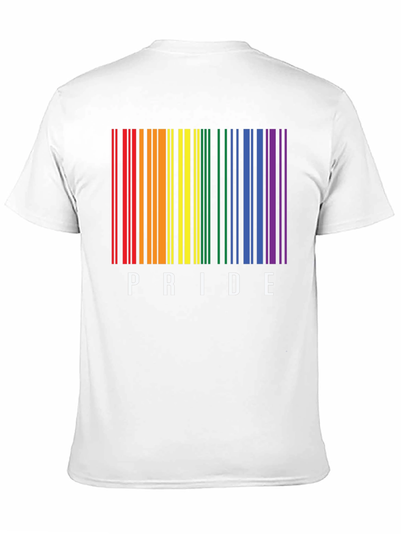 Pride Barcode Graphic T-Shirt