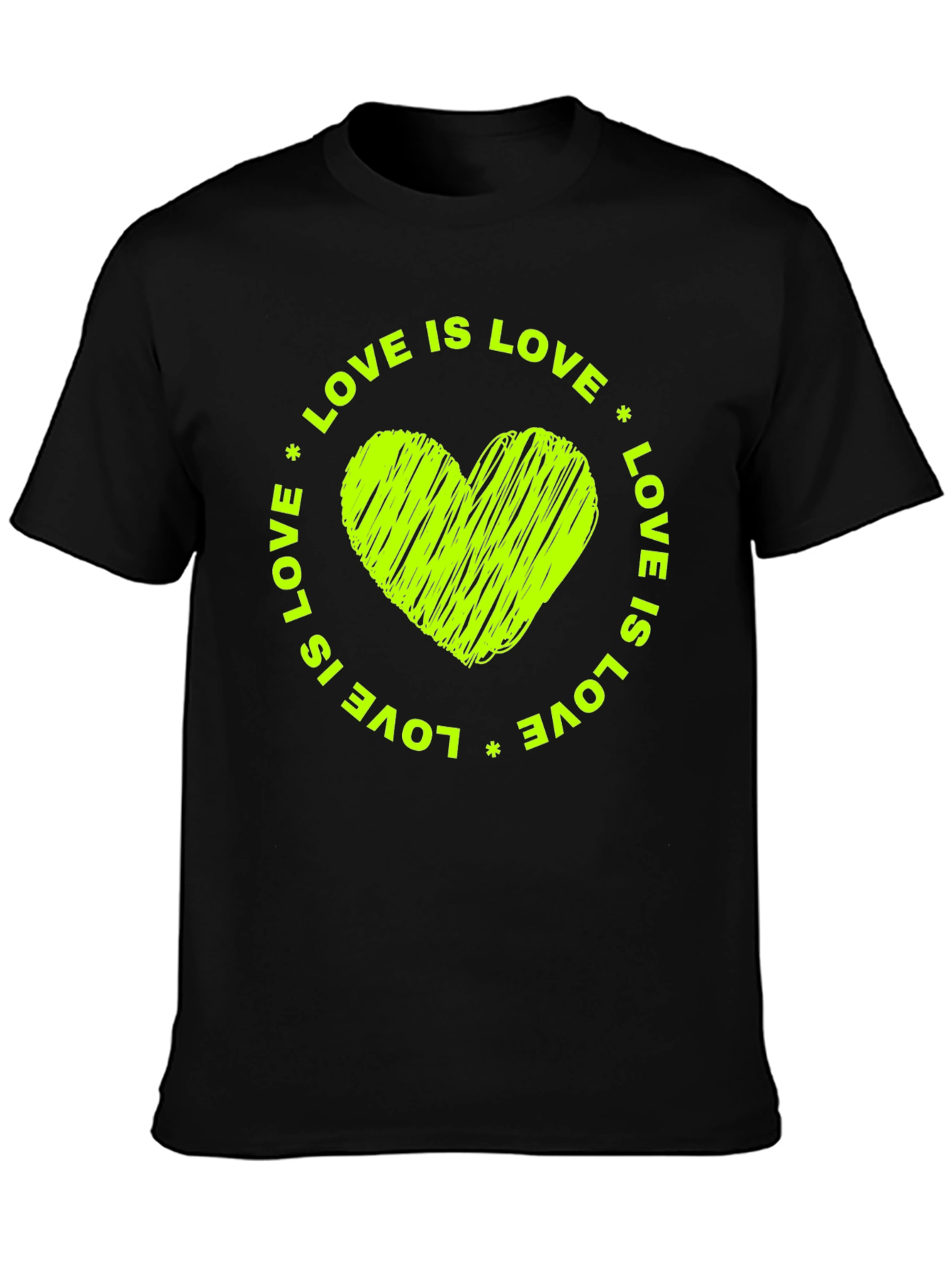 Love is Love Heart Graphic T-Shirt
