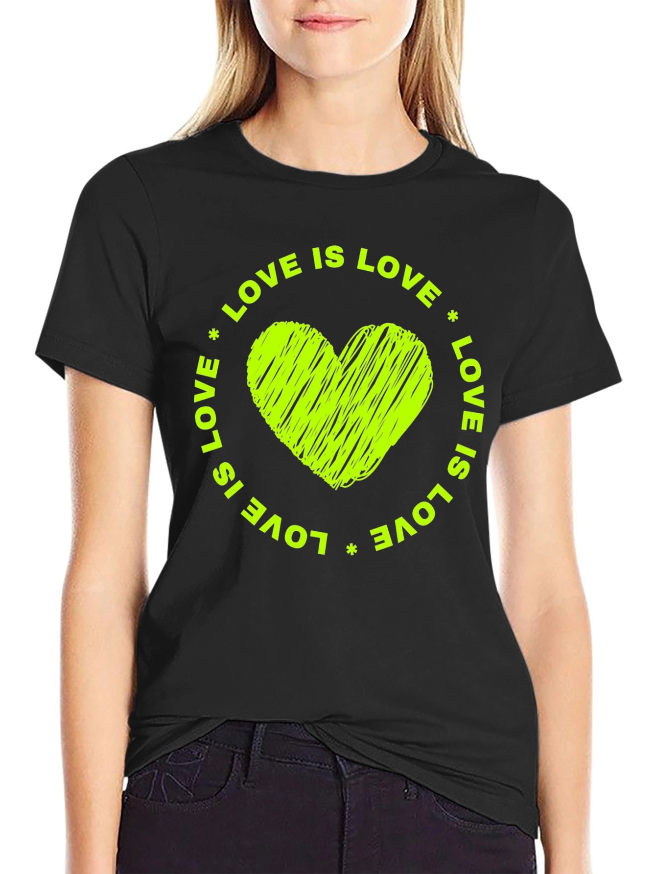 Love is Love Heart Graphic T-Shirt