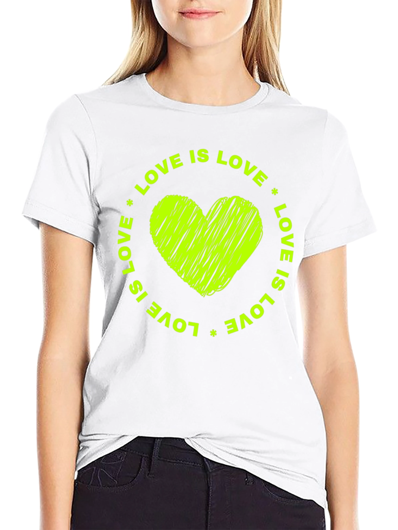 Love is Love Heart Graphic T-Shirt