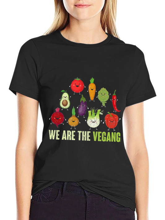 Funny Vegan T-Shirt - We Are The Vegang