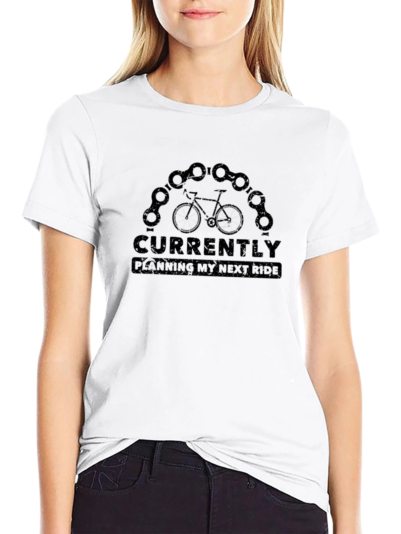 Cycling Ride Black T-Shirt